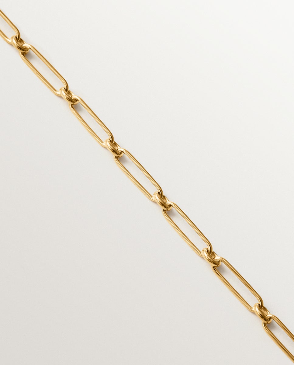 Pulseira de Prata 925 Banhada em Ouro de 18k Ouro-5