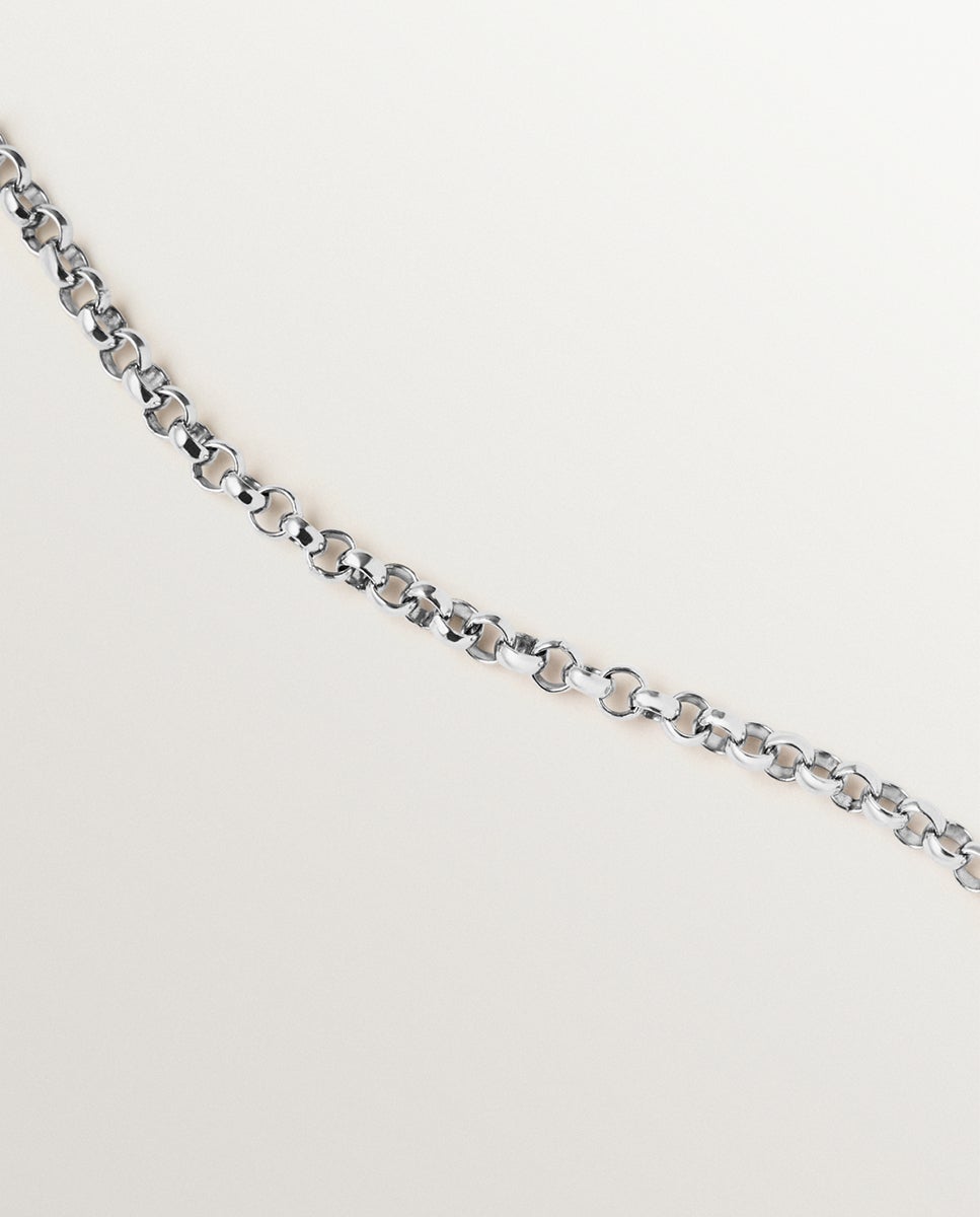 Pendente Entrançado de Prata 925 com Banho em Ródio e Ouro Amarelo de 18k com Pavé de Topázios Brancos Branco-5