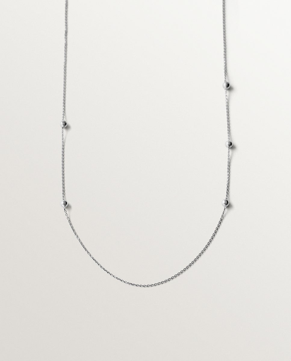 Pendente de Prata 925 com Esferas Prata-1
