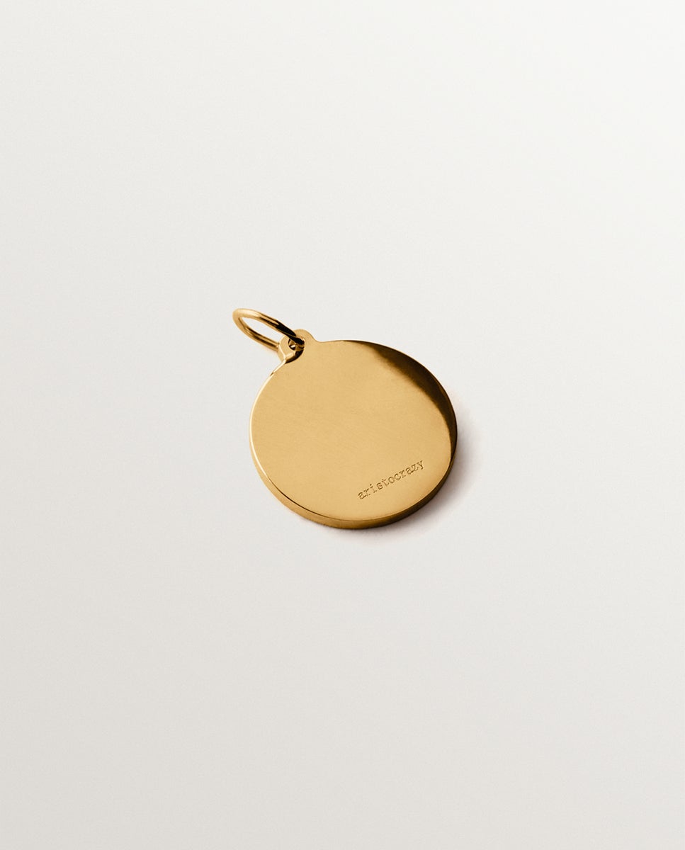 Charm de Prata 925 Banhada em Ouro de 18k Dourado-3