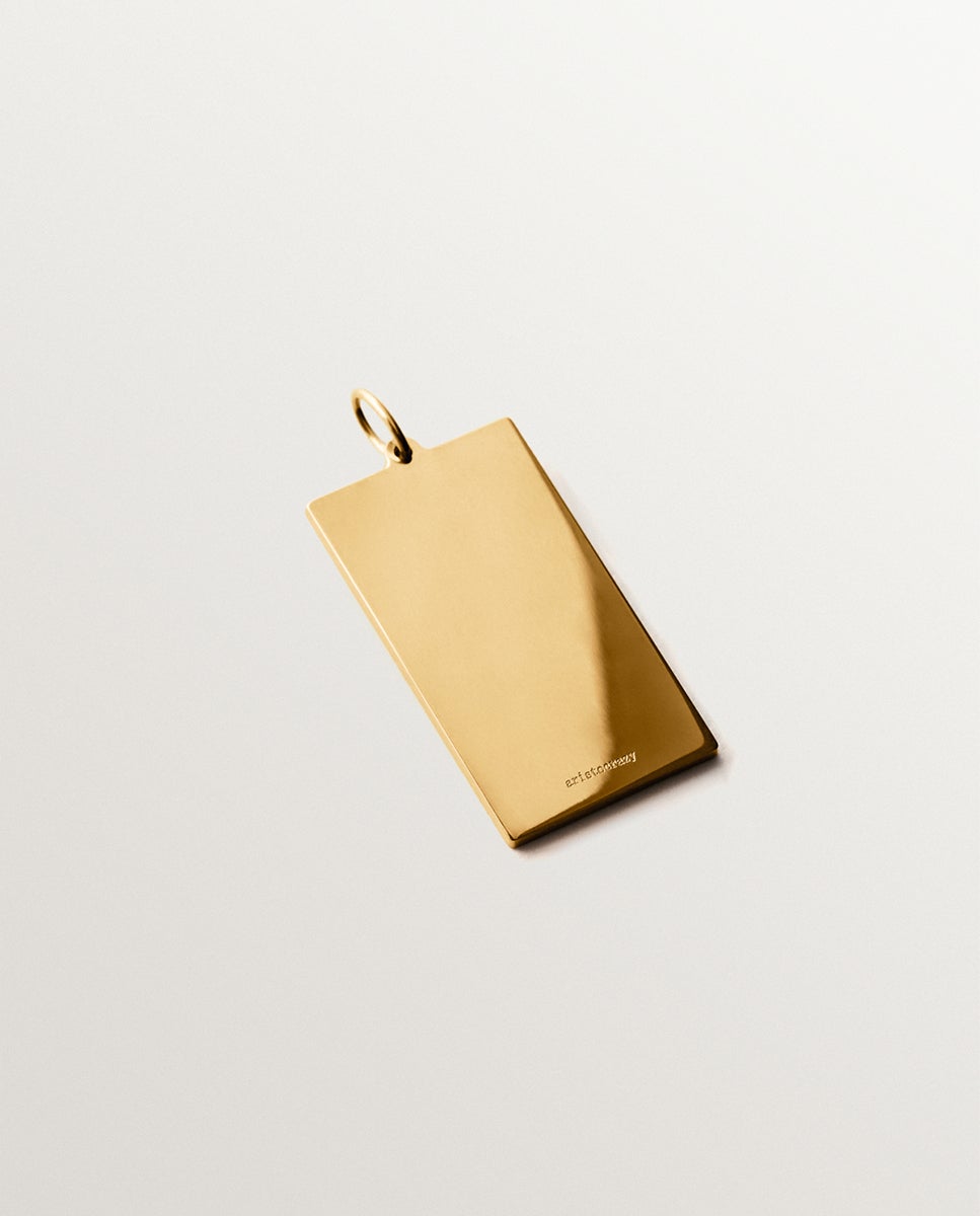 Charm de Prata 925 Banhada em Ouro de 18k Dourado-3
