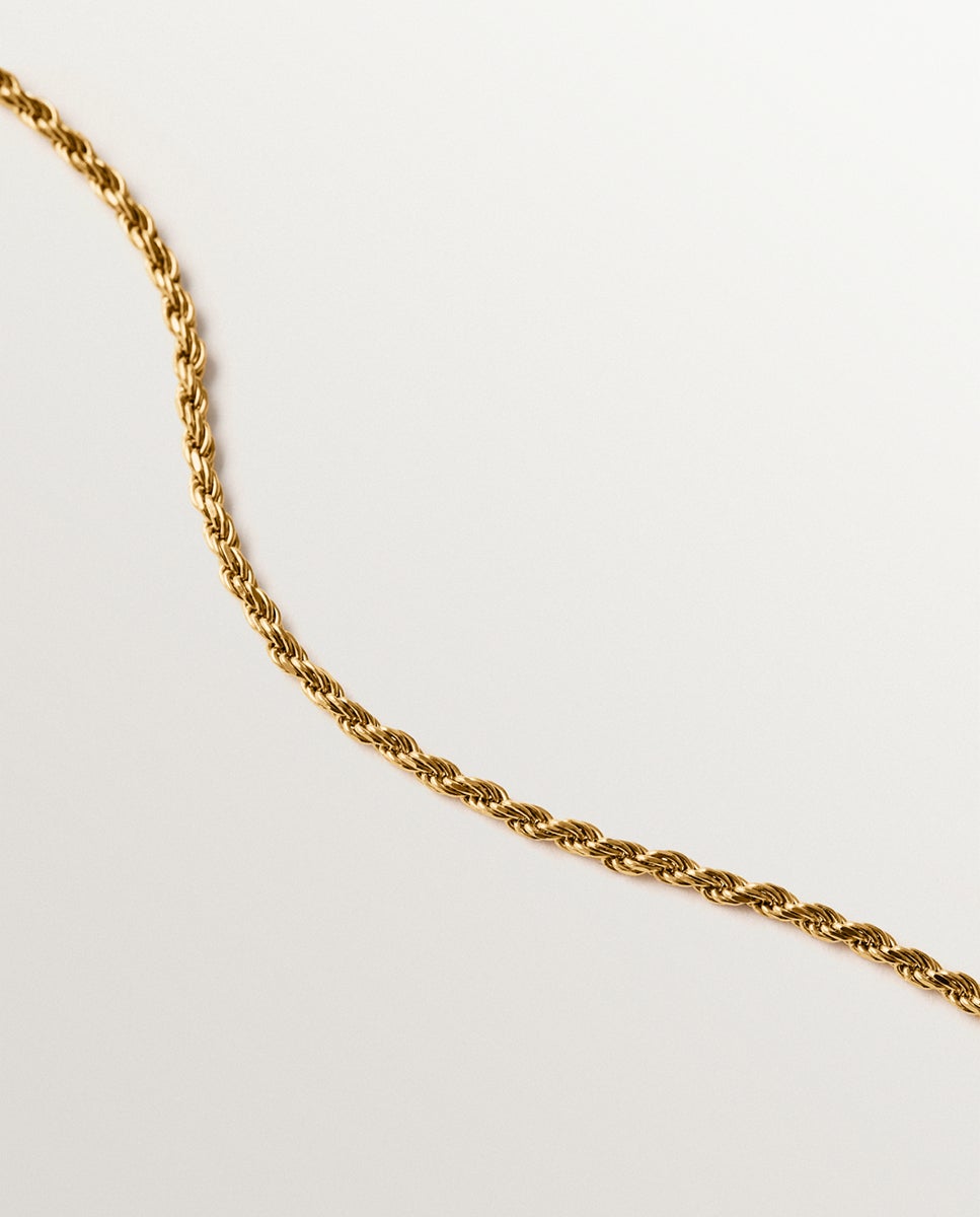 Colar de Prata 925 Banhada em Ouro Amarelo de 18k com Pérolas Cinzentas Prata-7