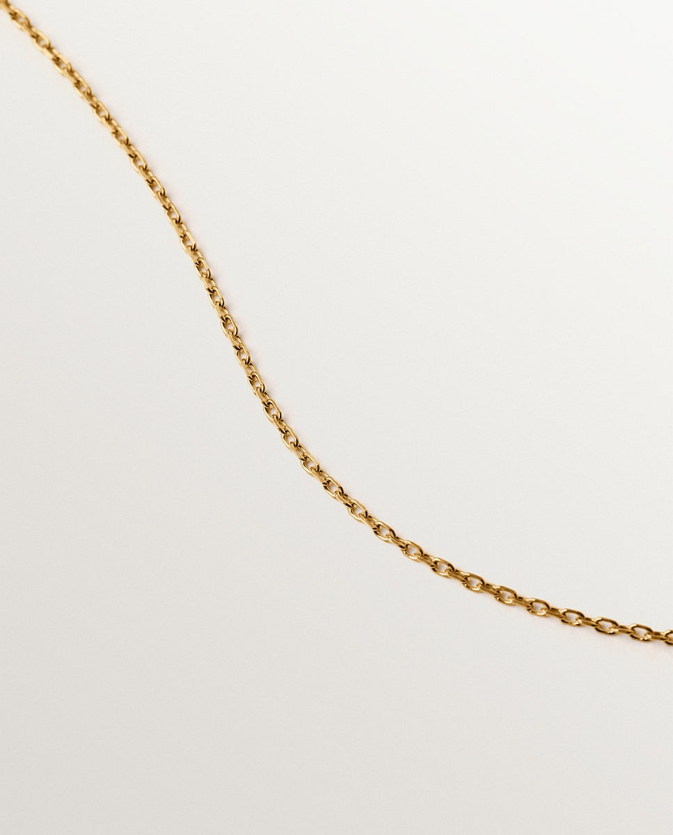 Colar de Prata 925 Banhada em Ouro Amarelo de 18k com Pérolas Branco-3