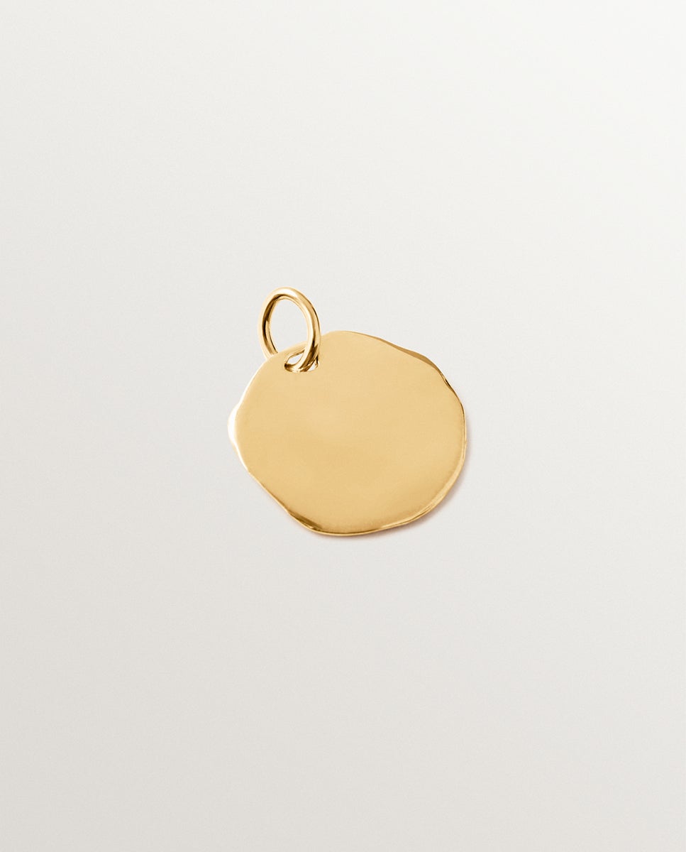 Charm Pequeno de Prata 925 Banhada em Ouro Amarelo de 18k Dourado-3