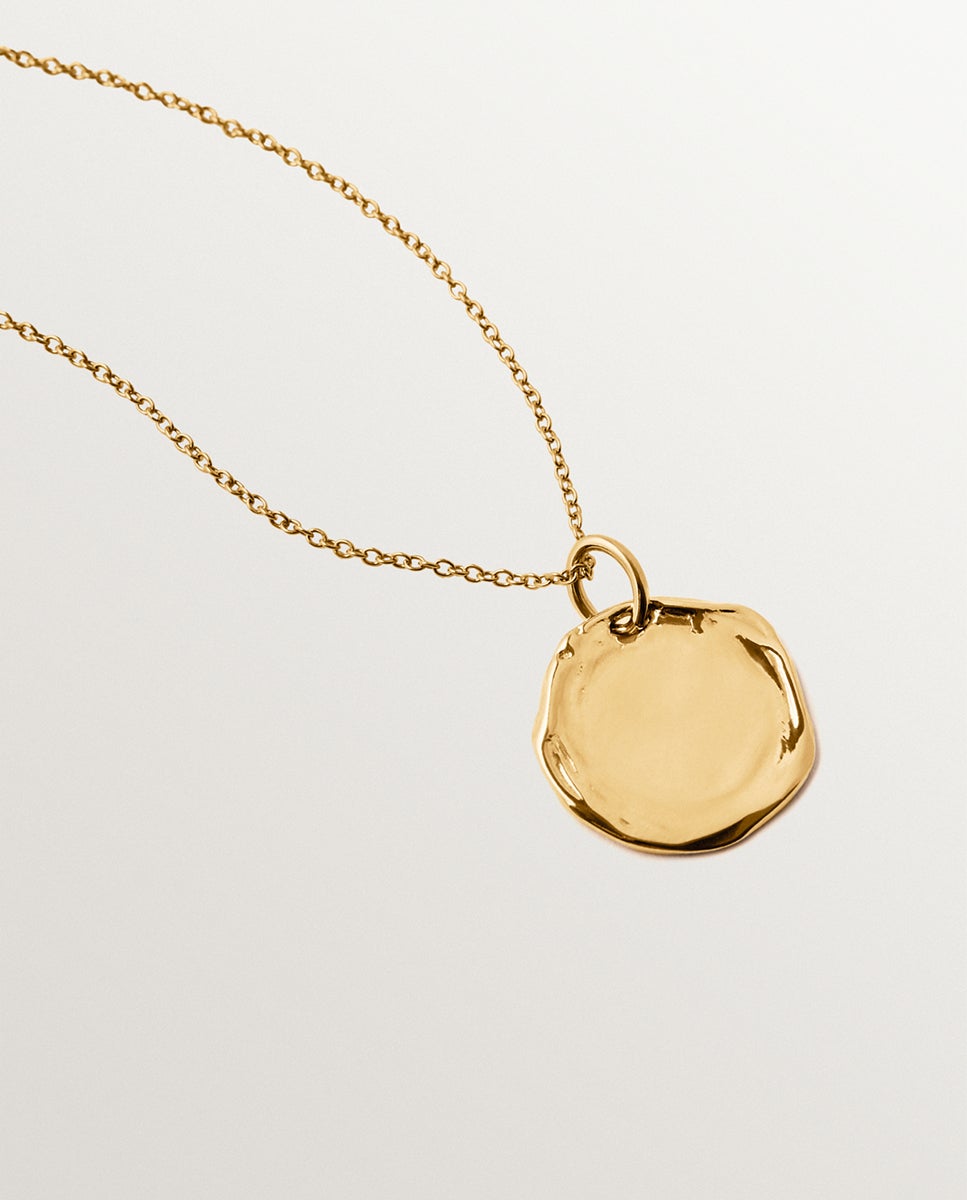 Charm Pequeno de Prata 925 Banhada em Ouro Amarelo de 18k Dourado-5