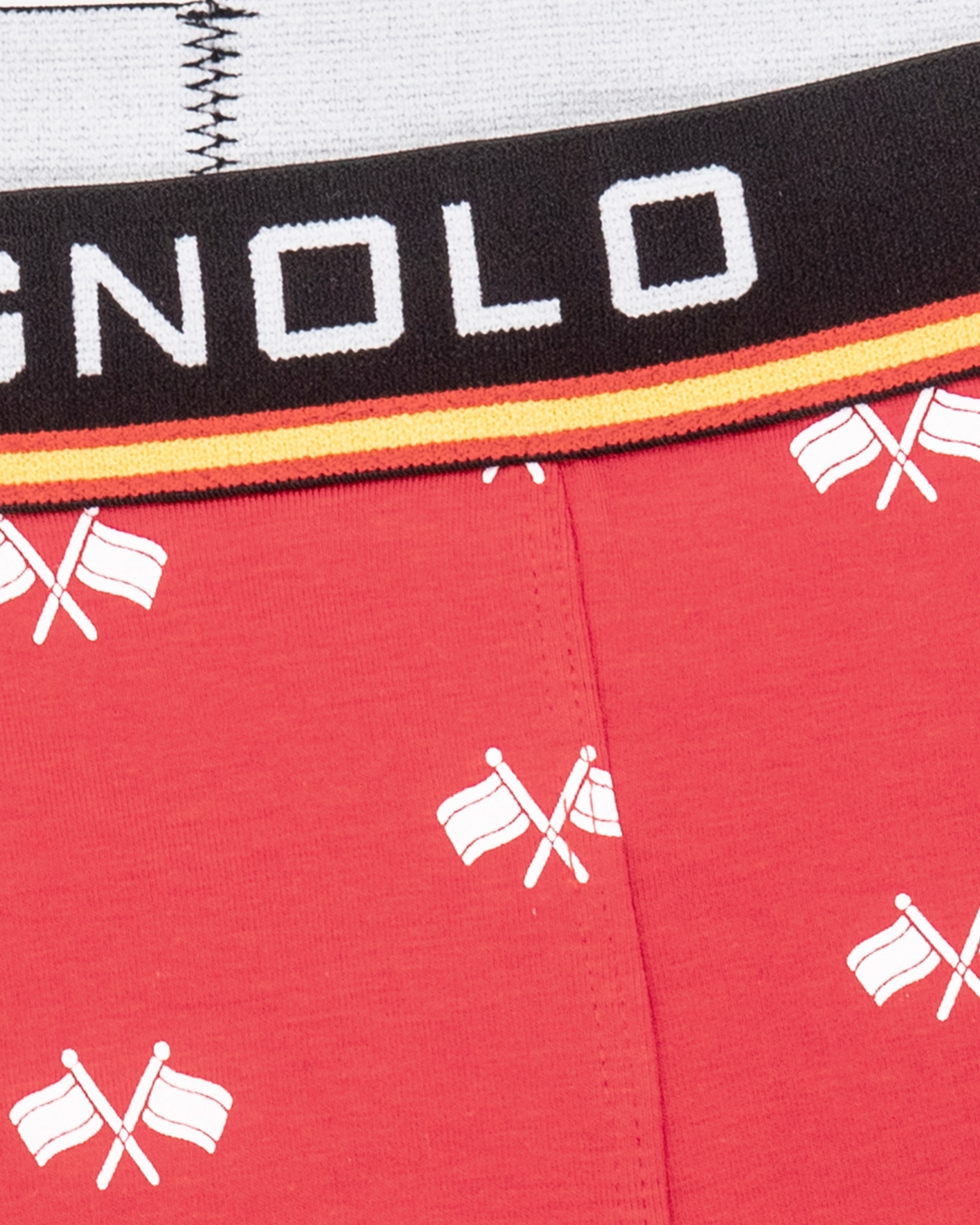 Pack de Dois Boxers de Malha em Vermelho Vermelho / Branco-2