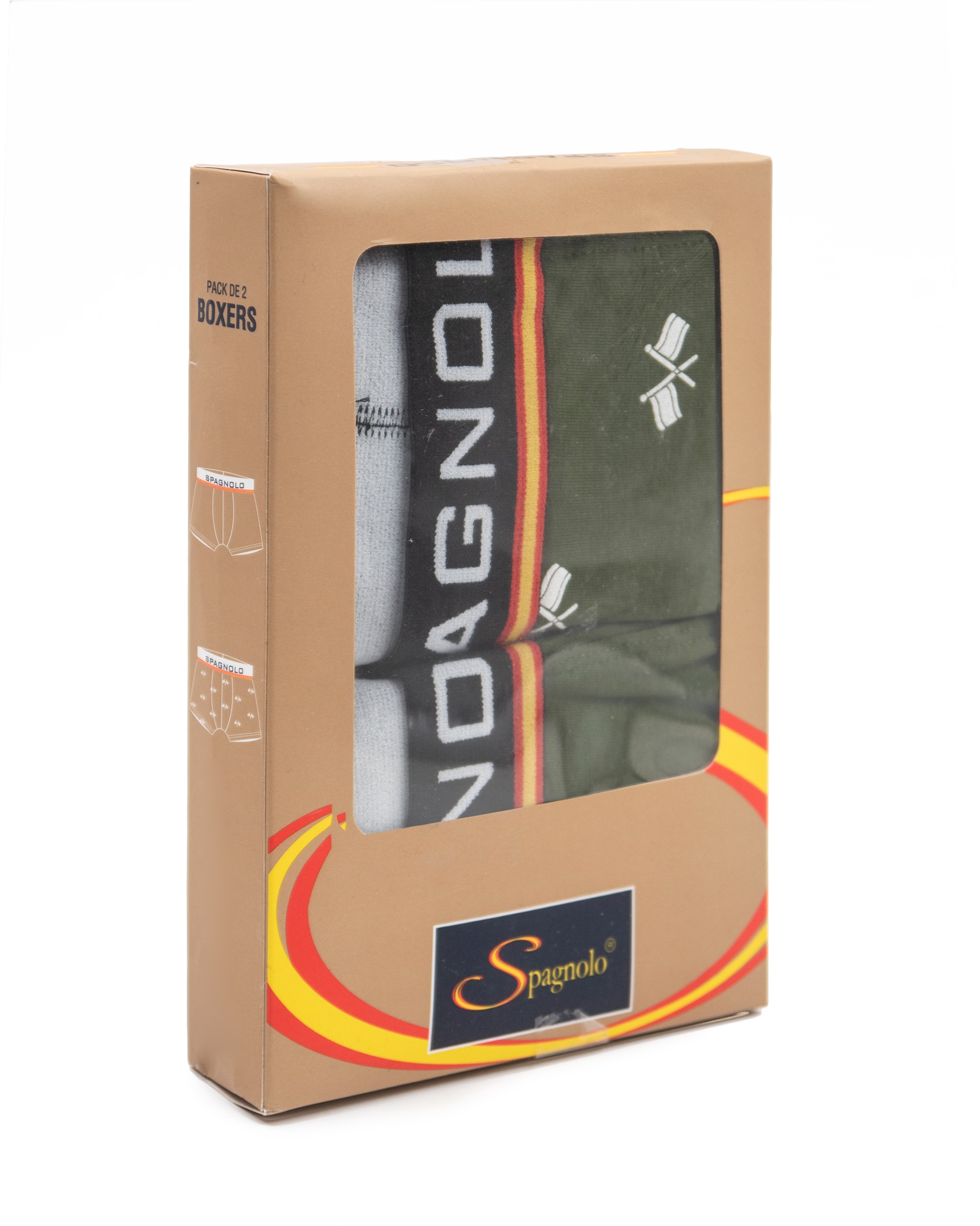 Pack de Boxers de Malha em Verde-escuro Verde-4
