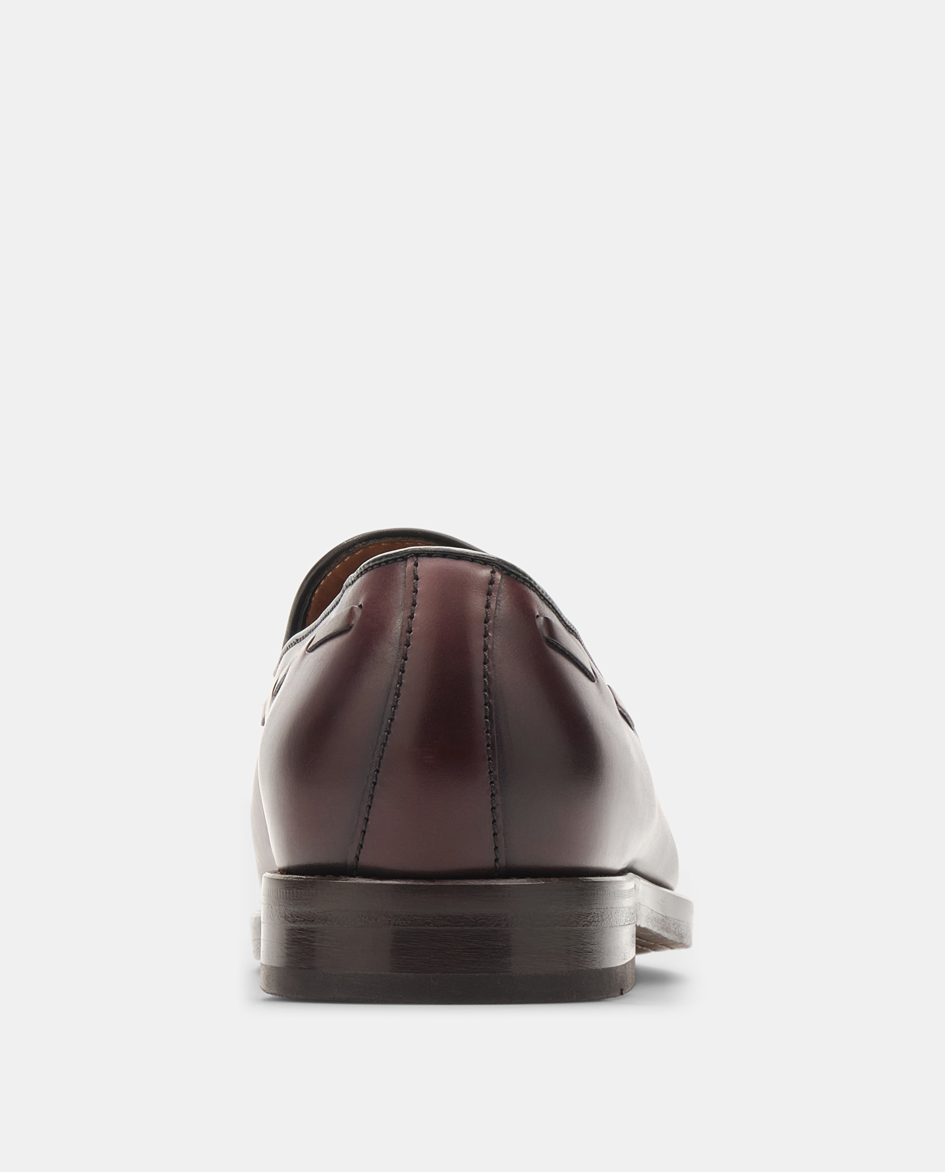 Mocassins com Borlas em Pele Class Bordeaux-3