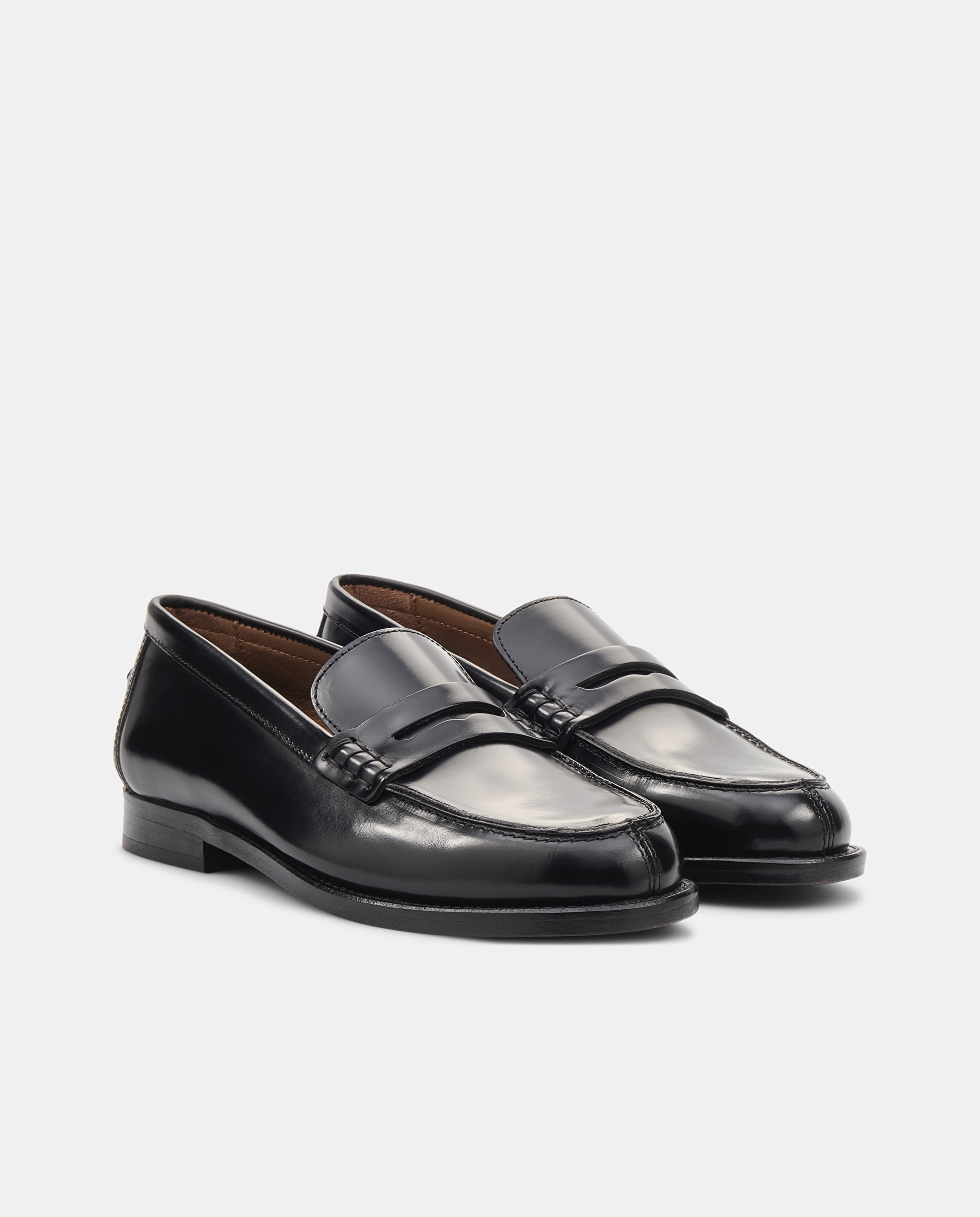 Mocassins Chris de Pele de Bovino Preto-2