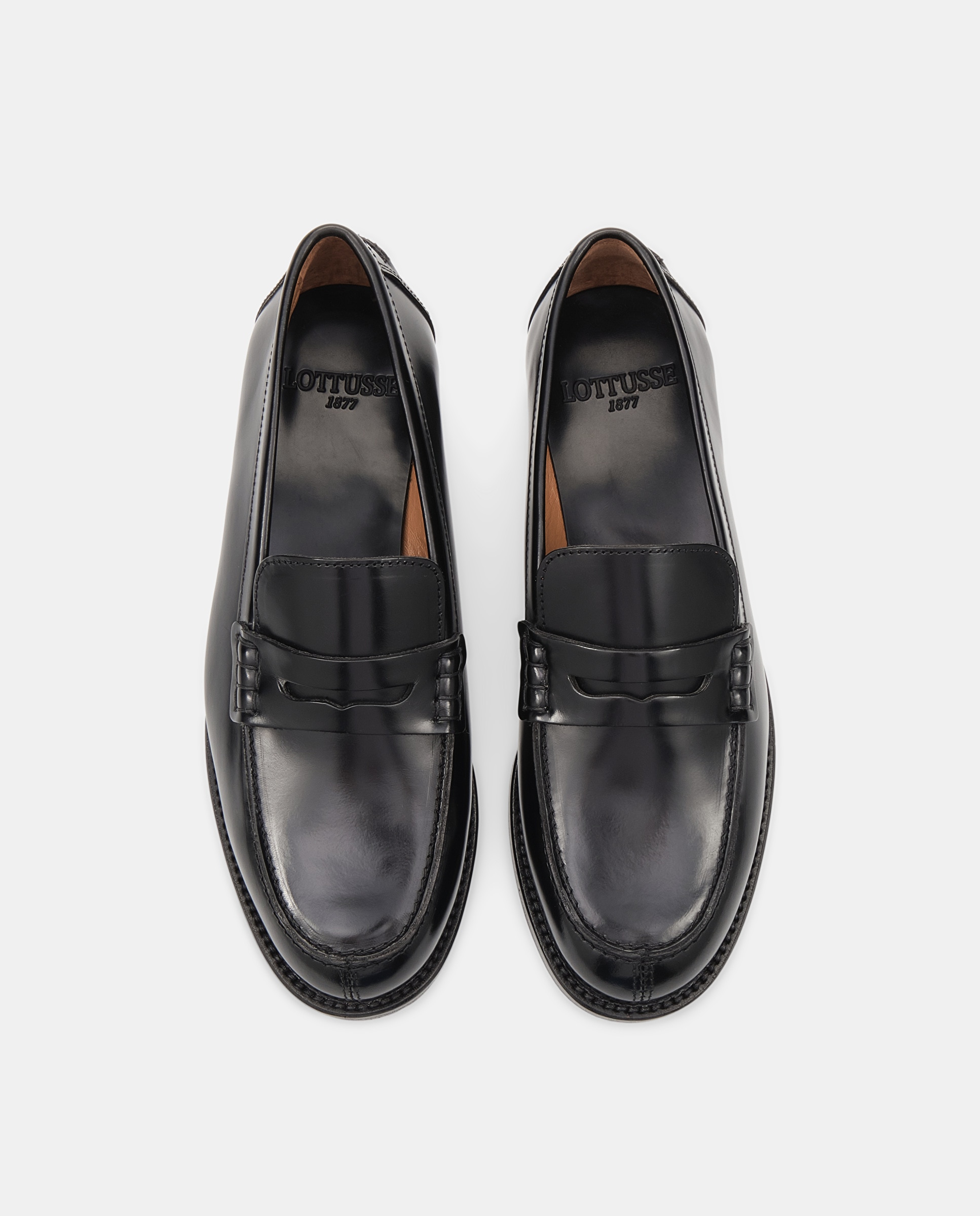 Mocassins Chris de Pele de Bovino Preto-6
