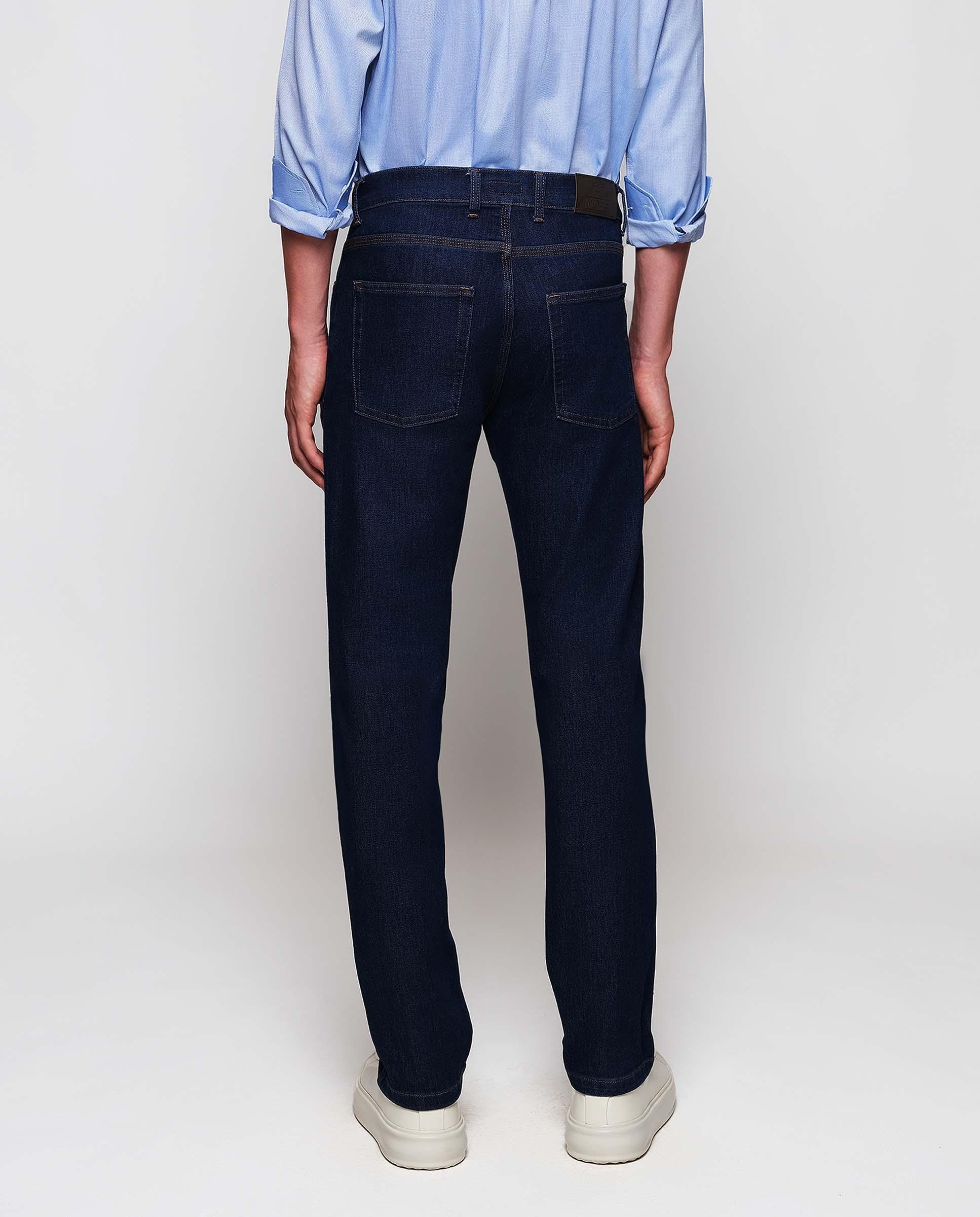 Jeans Regular de 5 Bolsos Azul-índigo-2