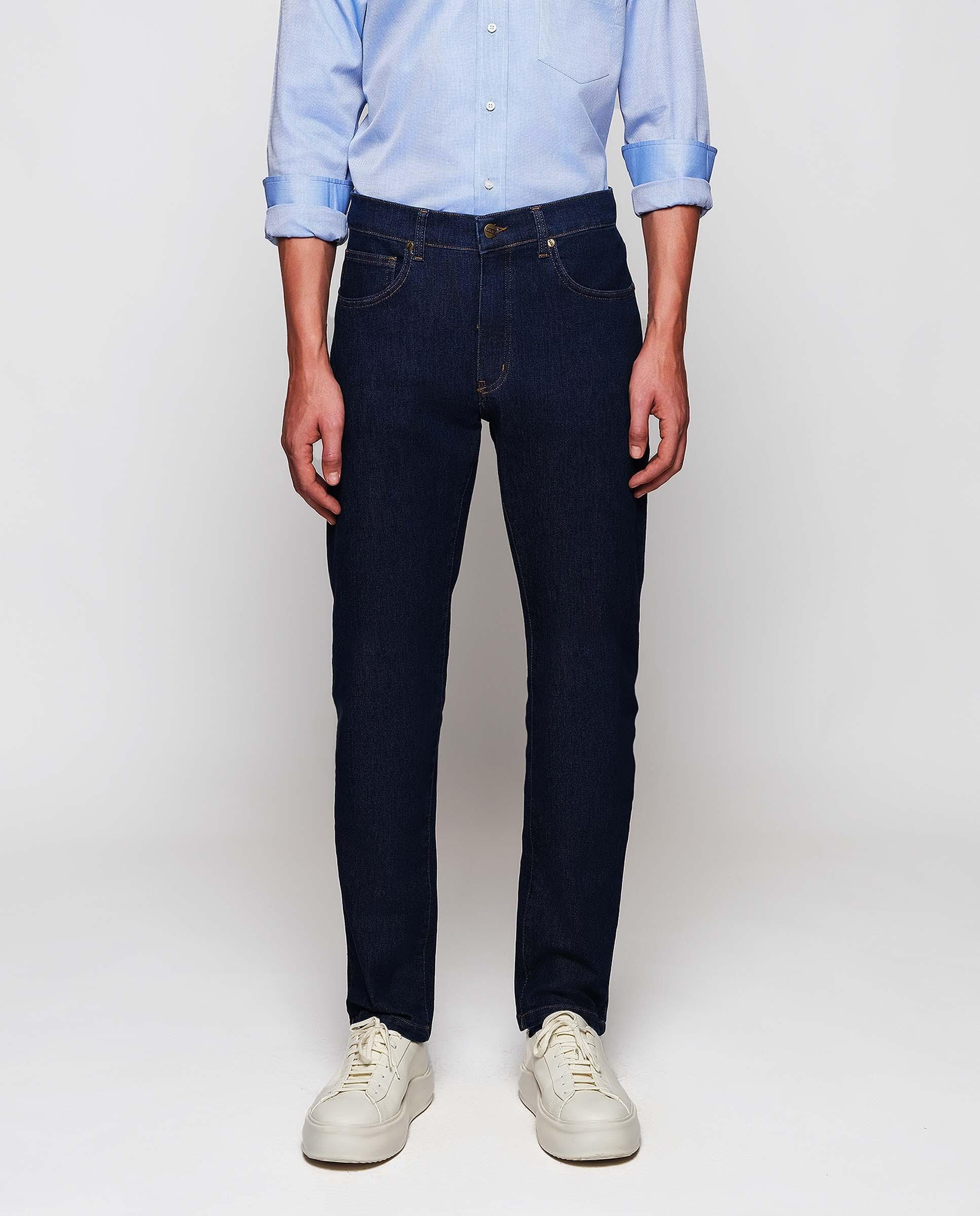 Jeans Regular de 5 Bolsos Azul-índigo-3