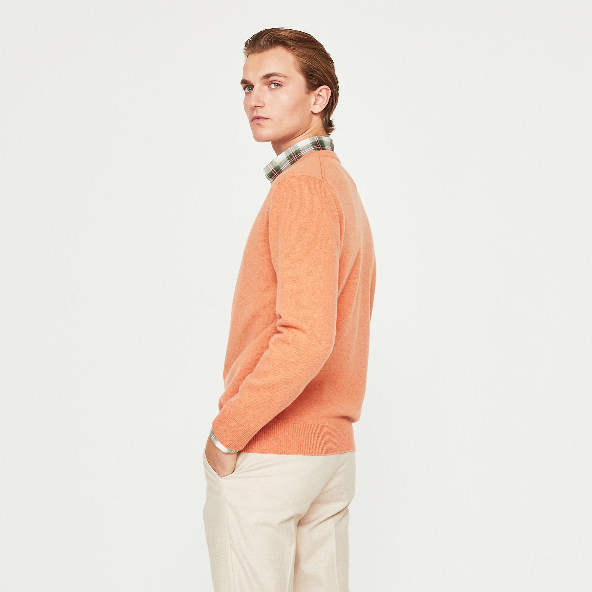 Camisola de Malha de Caça Lambswool Mirto Laranja-2
