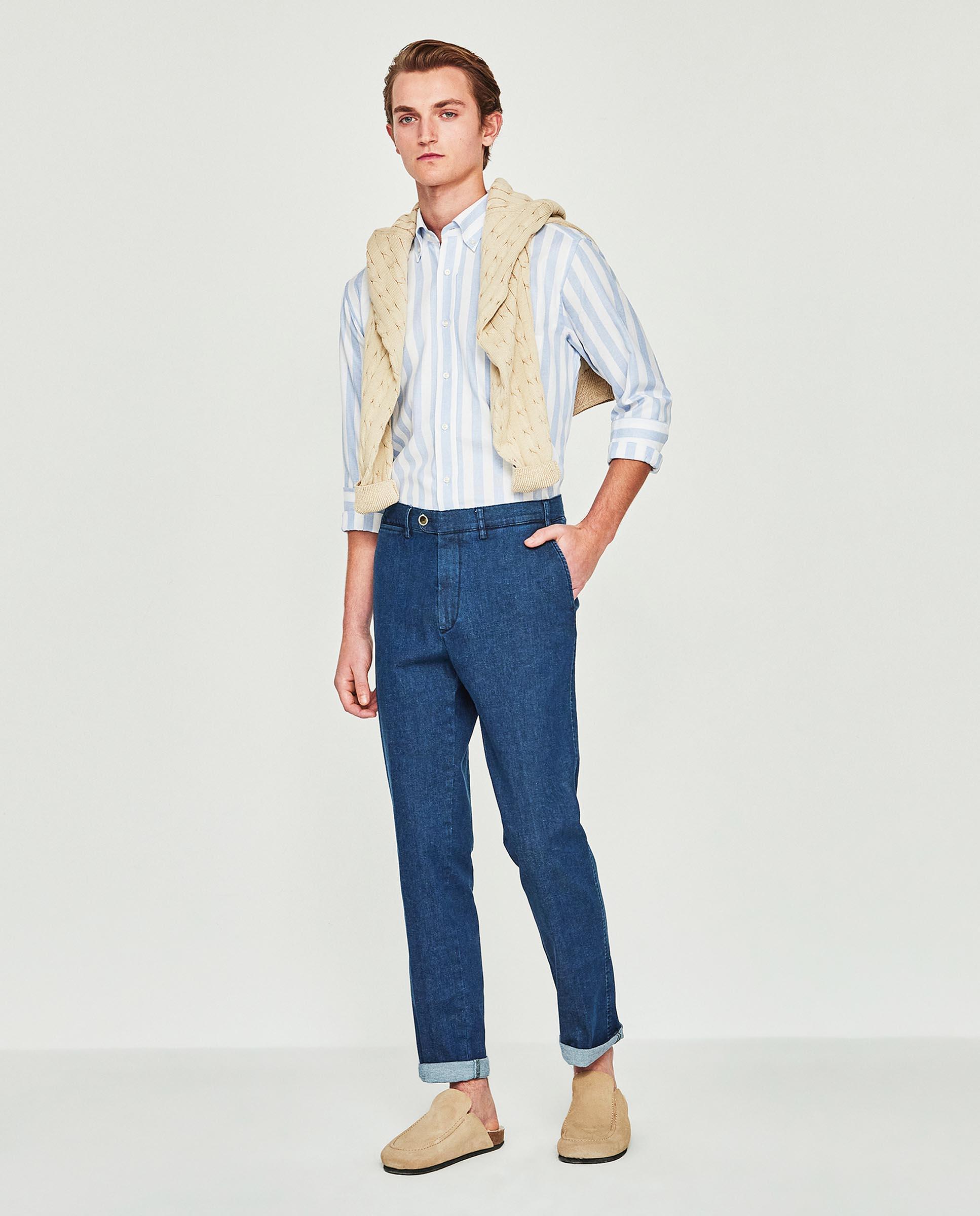 Imagem 0 de Jeans Tipo Calças Chino Regular