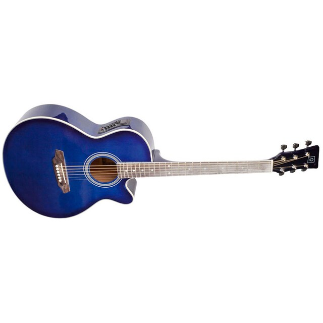 Imagem 0 de Guitarra acústica de 6 cordas com Cutaway Oqan Qga-41Ce Bl