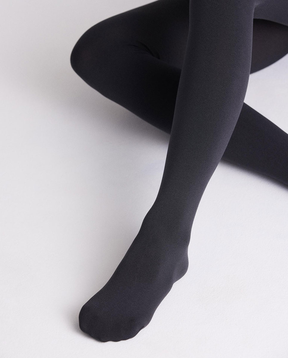 Collants Térmicos 140 Denier Cinzento-3