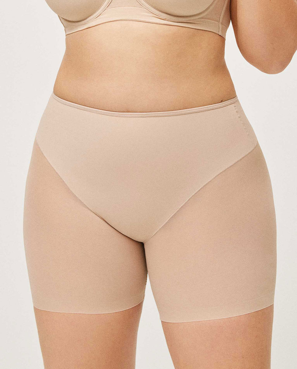 Imagem 0 de Cueca Redutora em Tecido de Tule Compressão Média