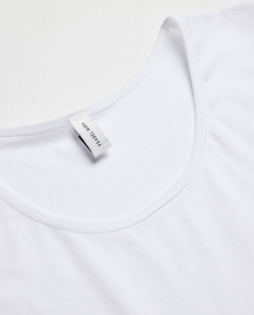 T-shirt Interior de Manga Comprida Branco-2