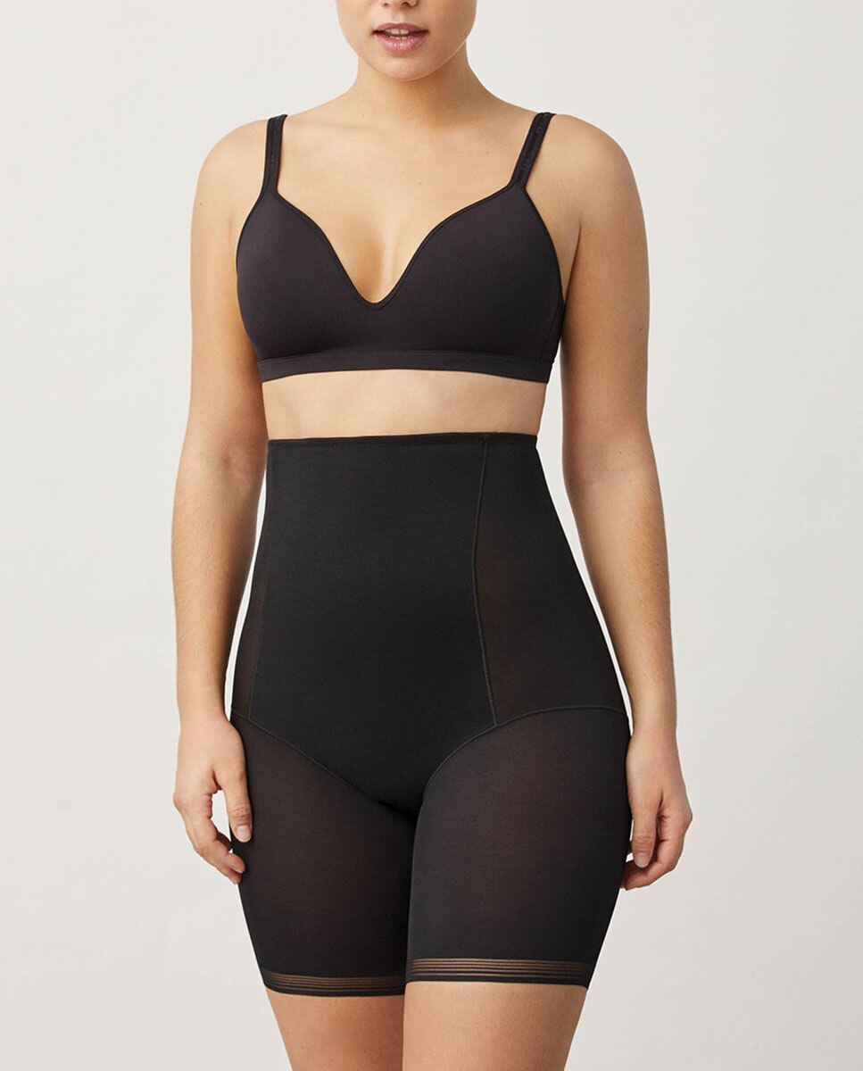 Cueca Redutora Alta Preto-2