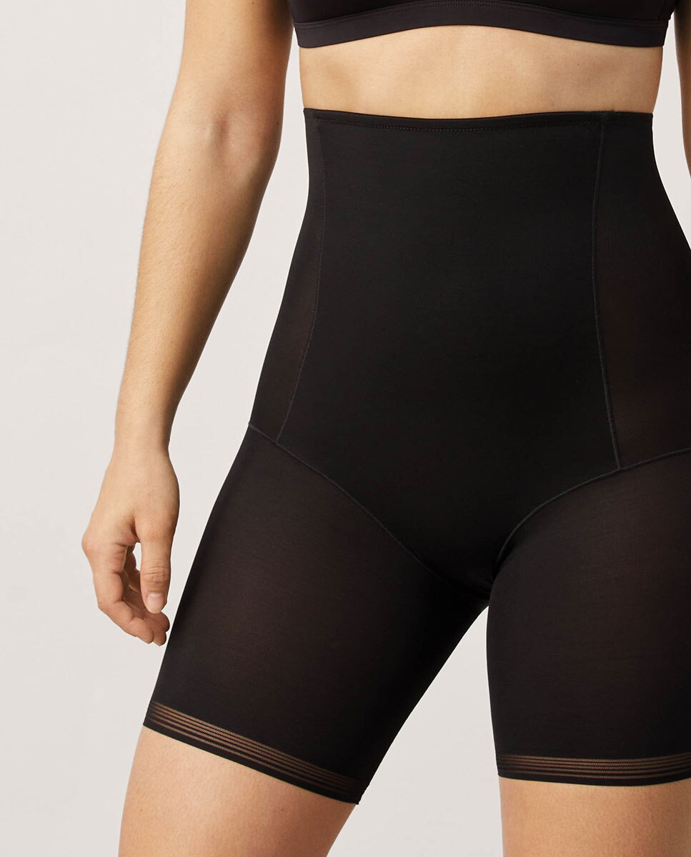 Cueca Redutora Alta Preto-4