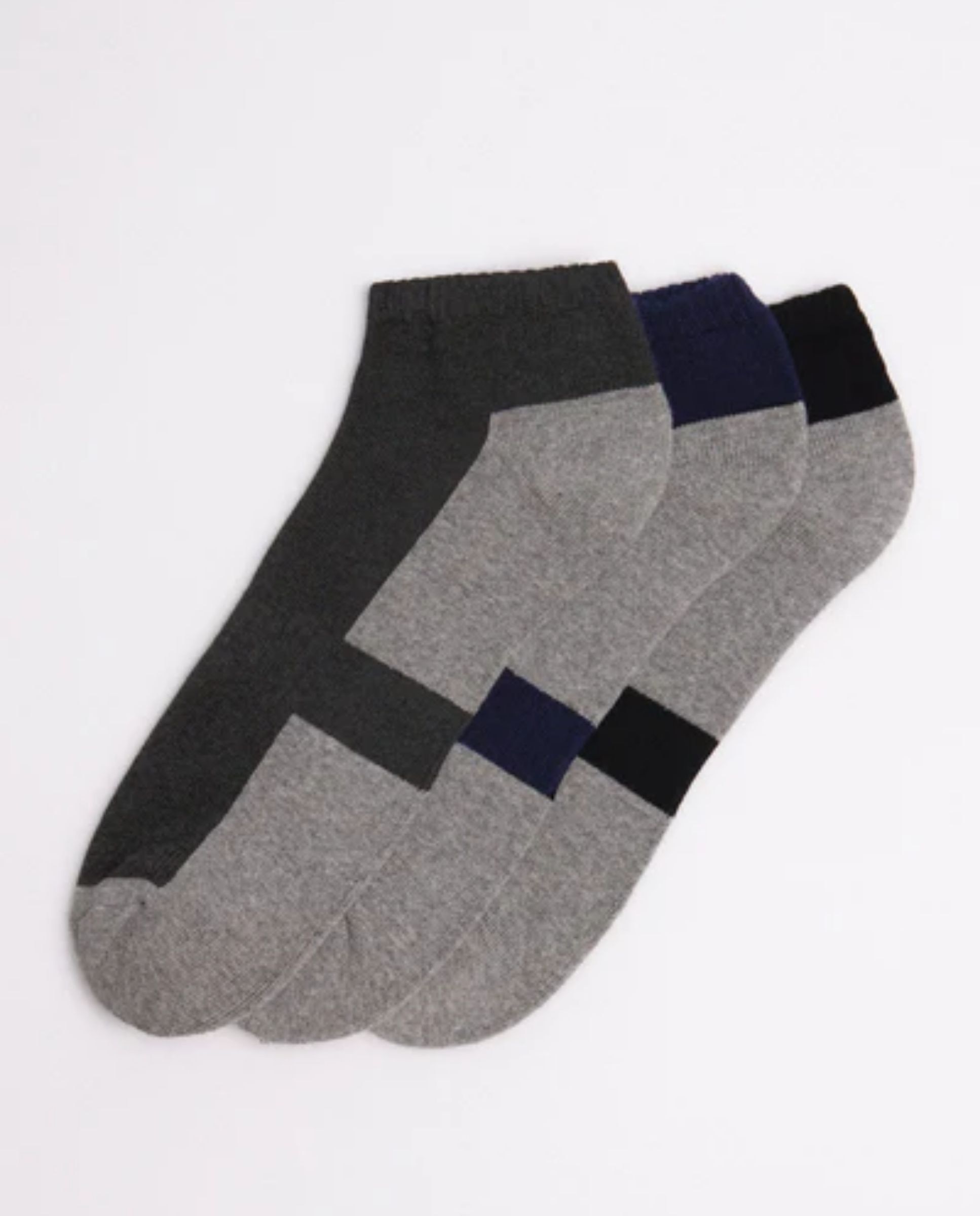 Pack 3 Pinkies Desportivos Cinzento-1