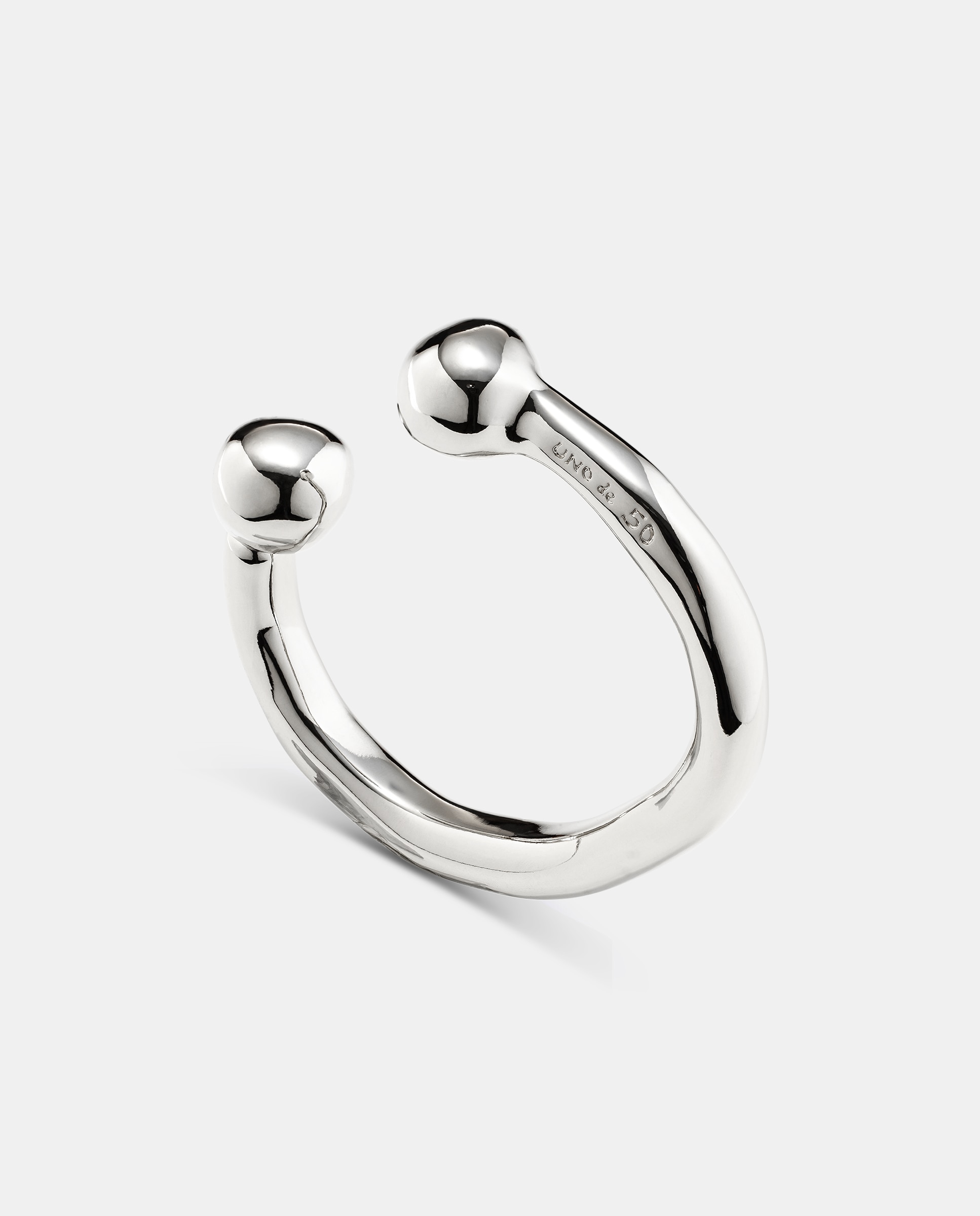 Pulseira Zen Banhada em Prata de Lei Prata-3