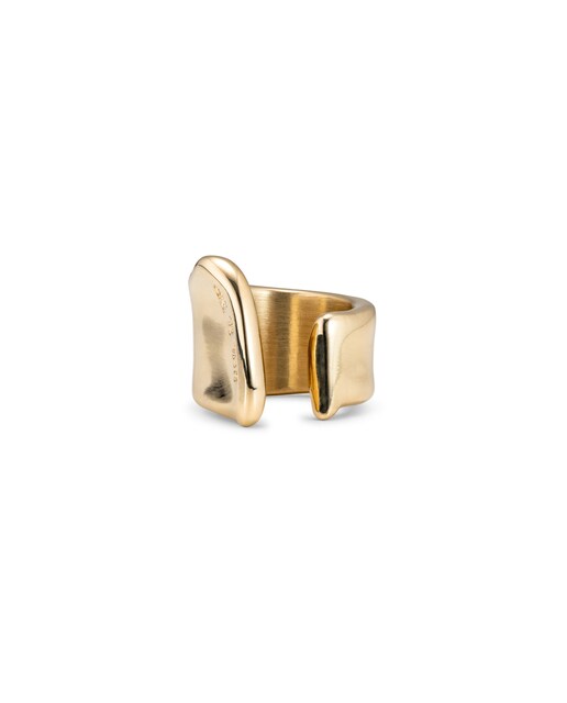 Imagem 0 de Anel com Fenda Banhado a Ouro 18k