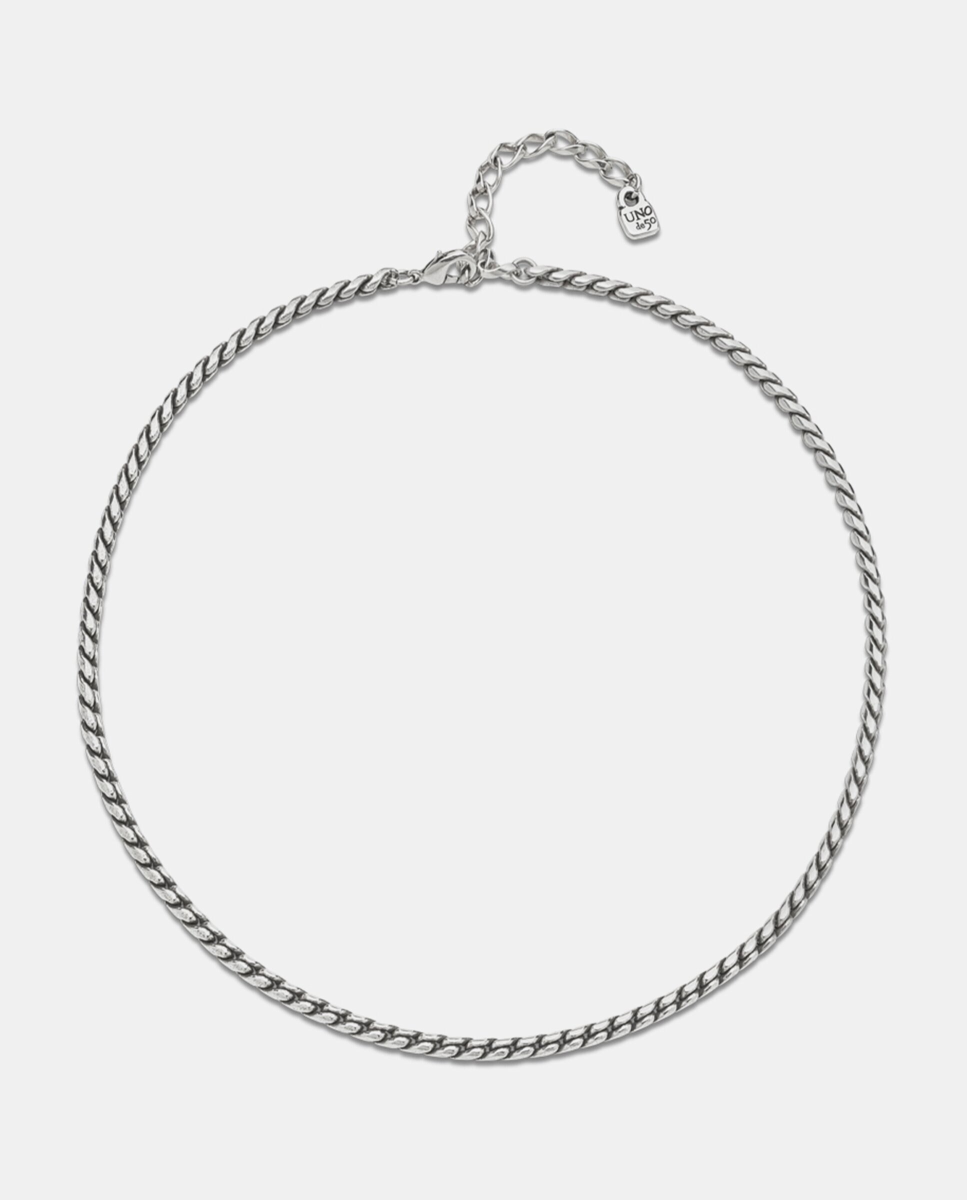 Colar Banhado em Prata de Lei Prata-1