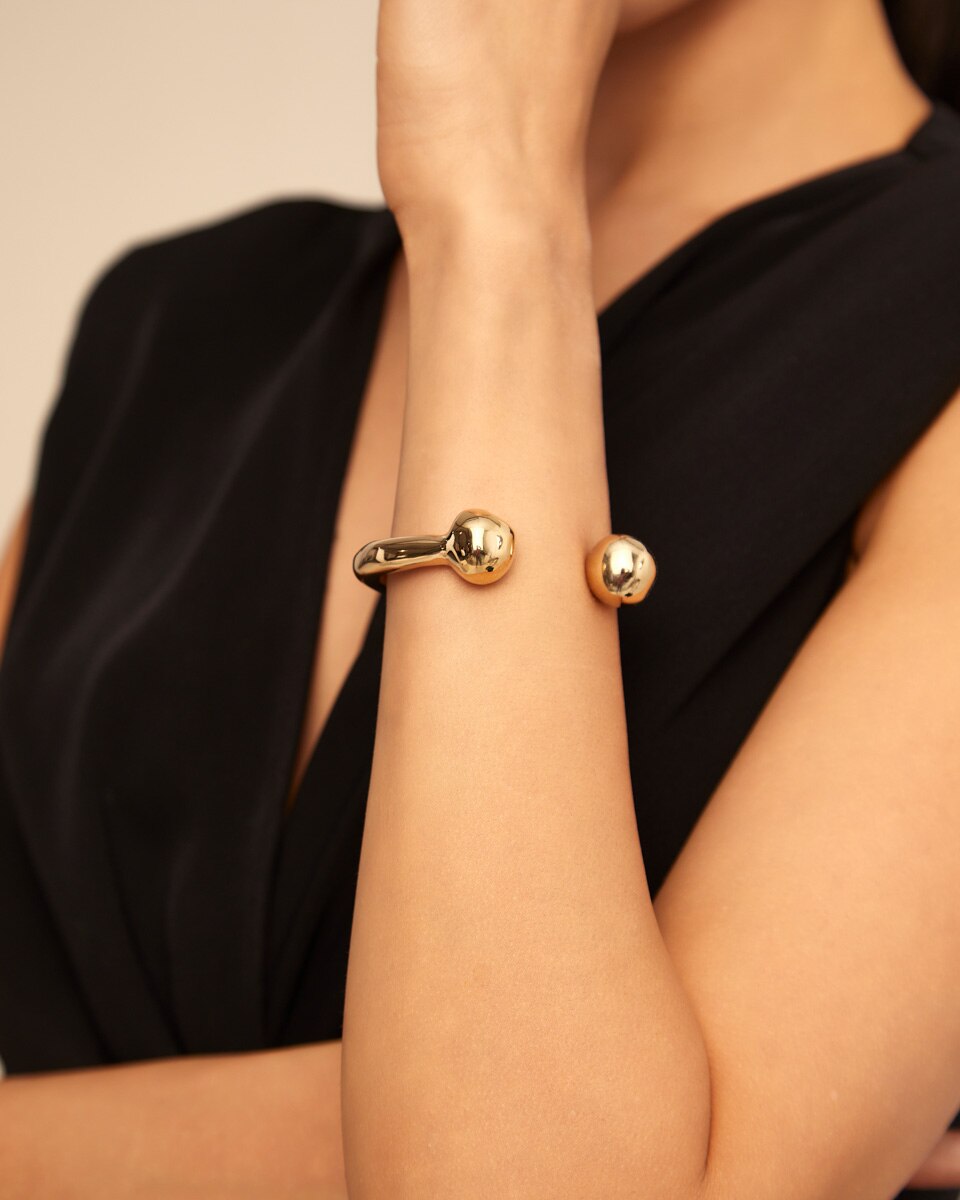 Pulseira Zen Banhada a Ouro 18k Ouro-5