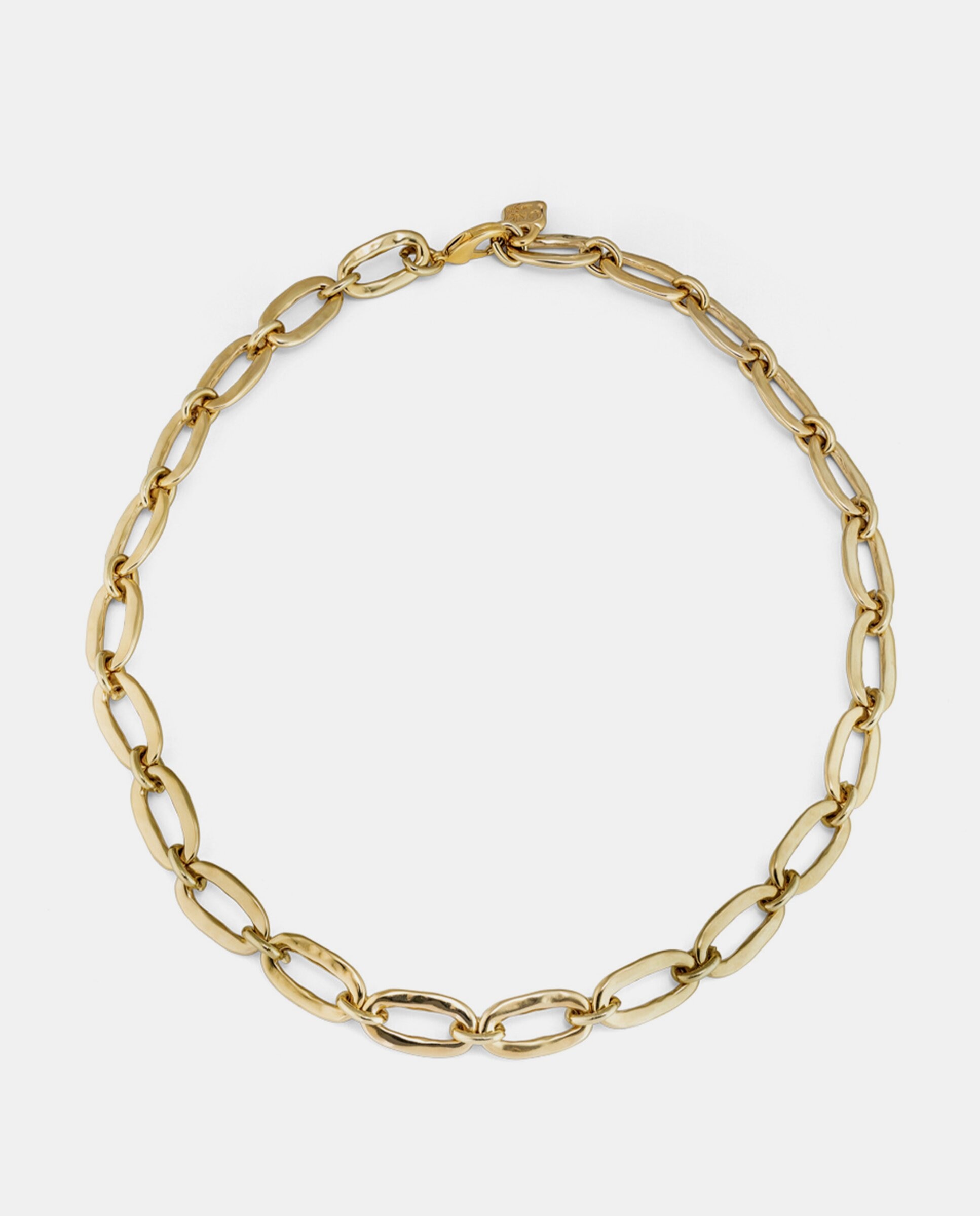 Colar de Elos Banhado a Ouro 18k Ouro-1