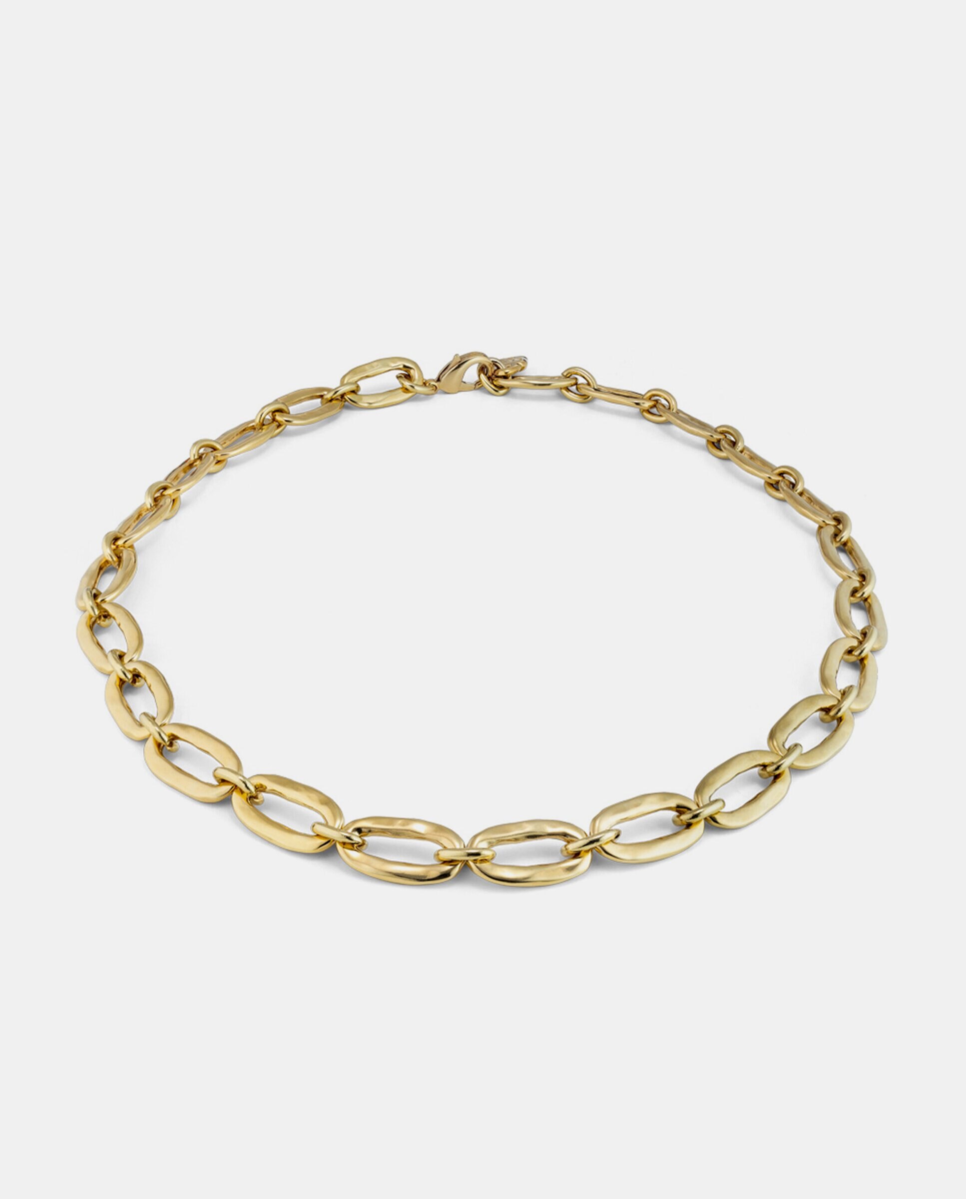 Colar de Elos Banhado a Ouro 18k Ouro-3