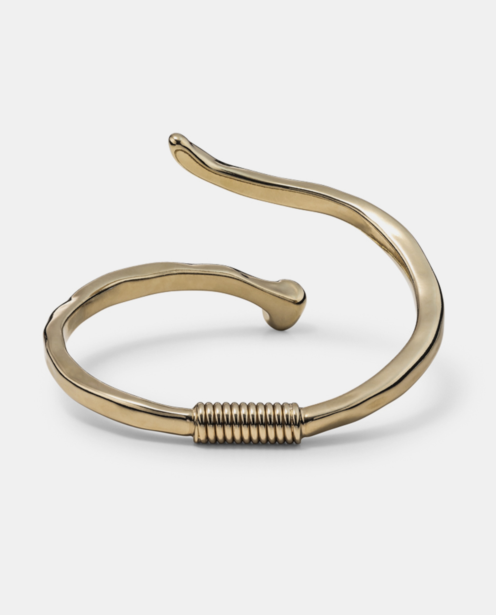 Pulseira Rígida Banhada a Ouro 18k Ouro-3