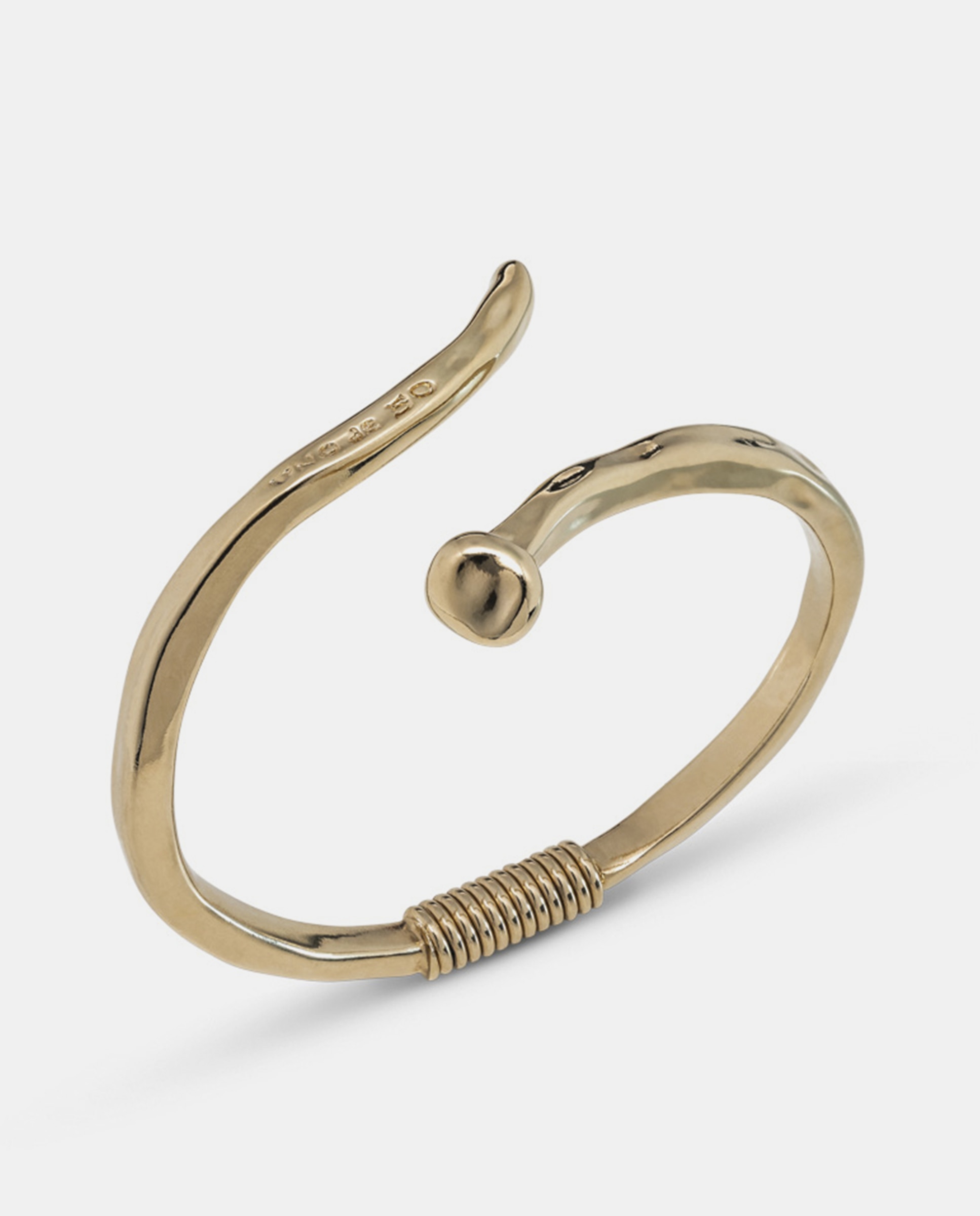 Pulseira Rígida Banhada a Ouro 18k Ouro-4