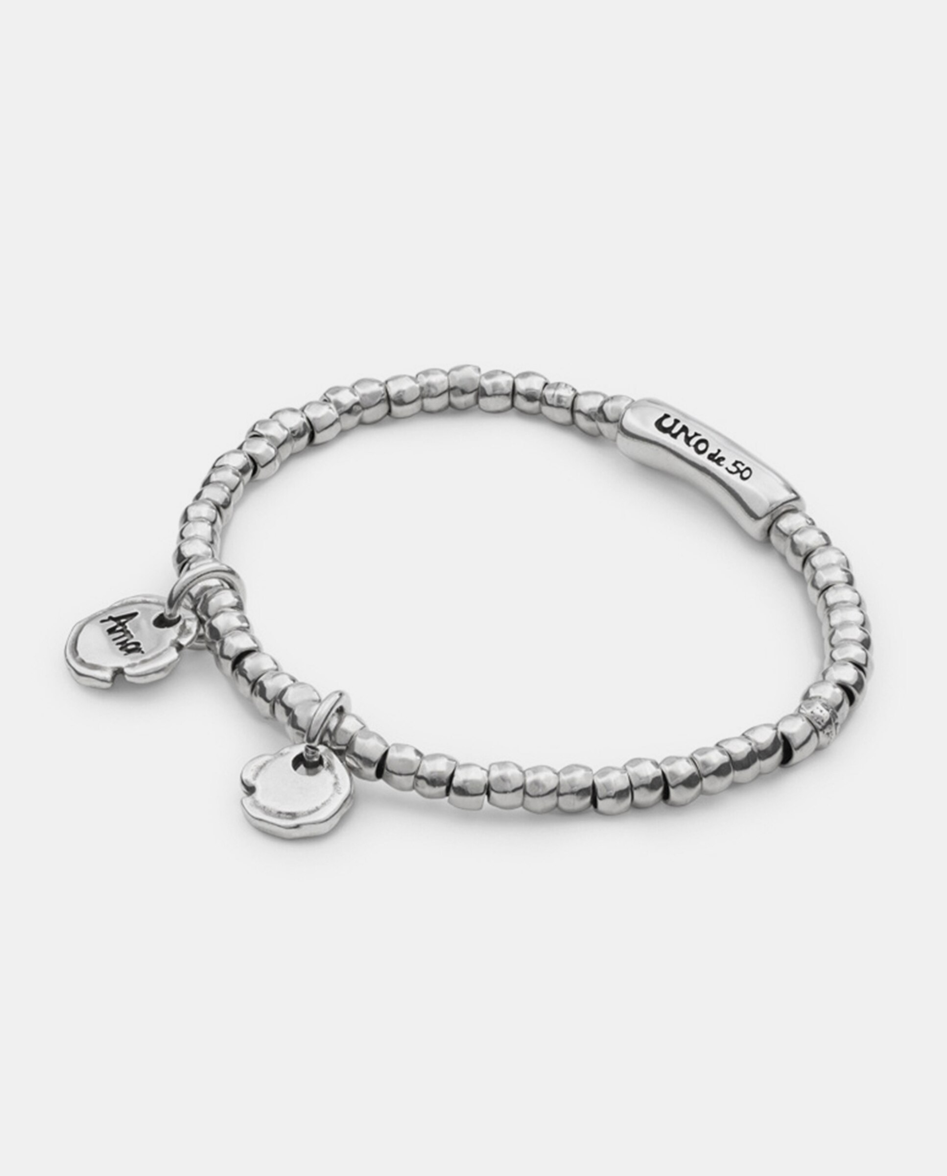 Pulseira Banhada em Prata de Lei Prata-3