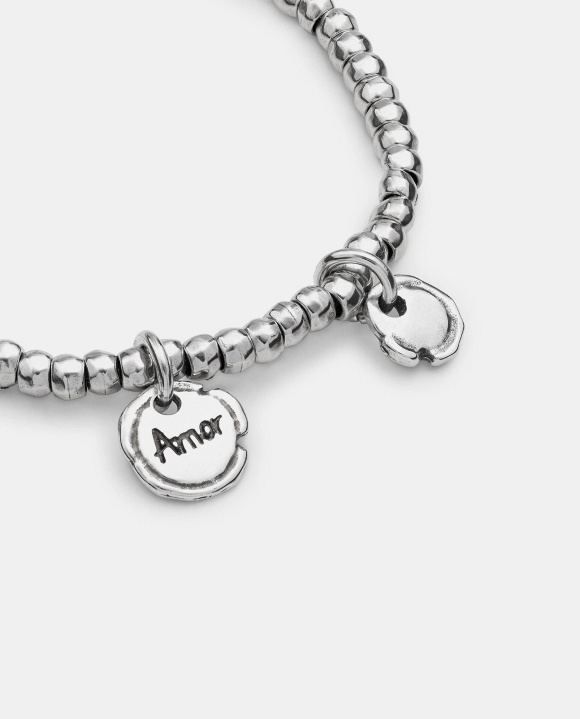 Pulseira Banhada em Prata de Lei Prata-4