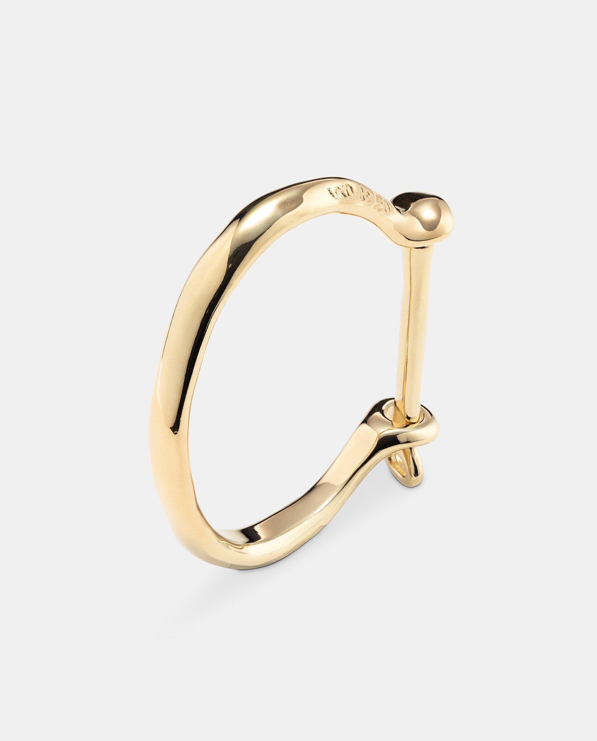 Pulseira Rígida Banhada a Ouro 18k Ouro-4