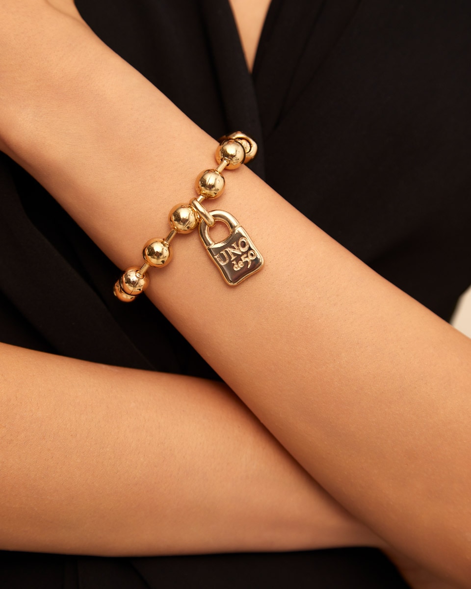 Pulseira "copito" Banhada a Ouro 18k Ouro-4