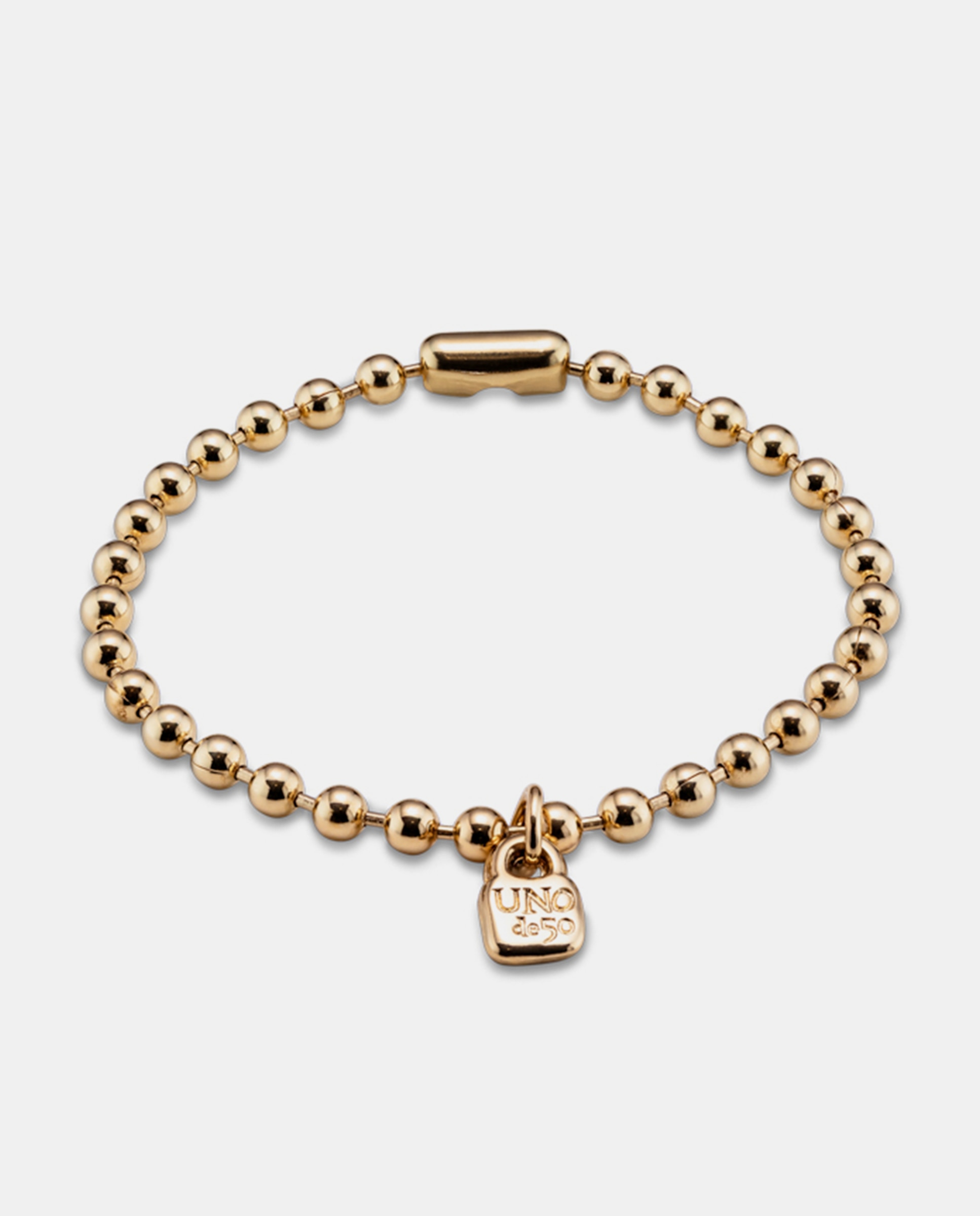 Pulseira de Bolinhas Banhada a Ouro 18k Ouro-1