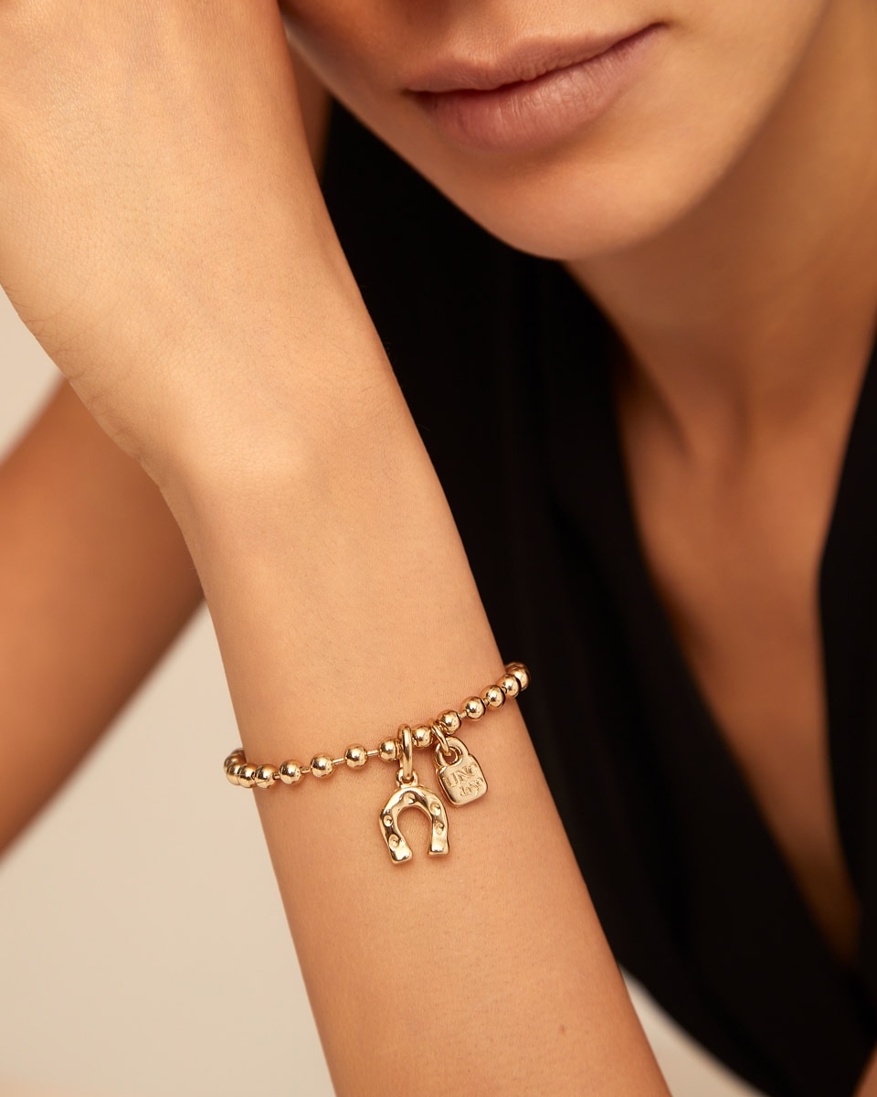 Pulseira de Bolinhas Banhada a Ouro 18k Ouro-5