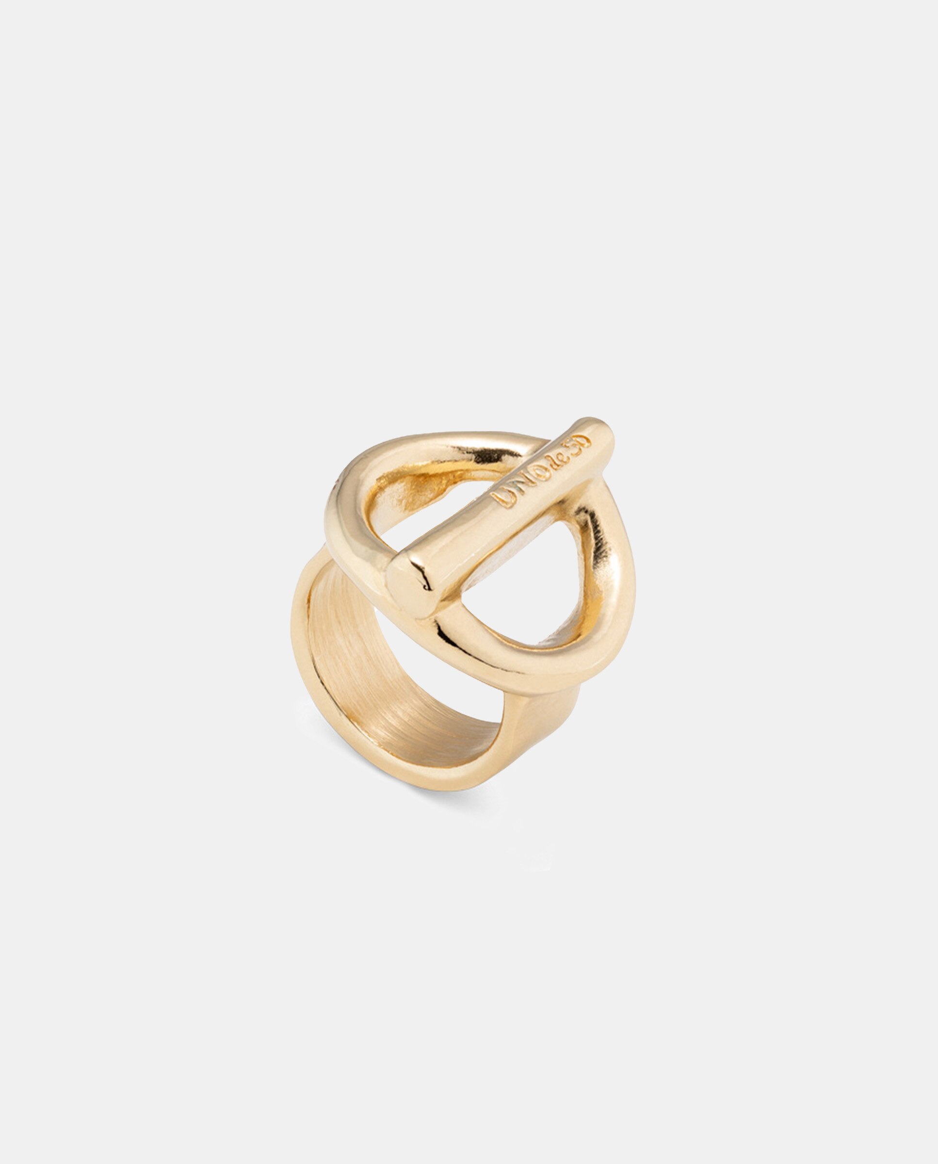 Anel Banhado a Ouro de 18k Ouro-3