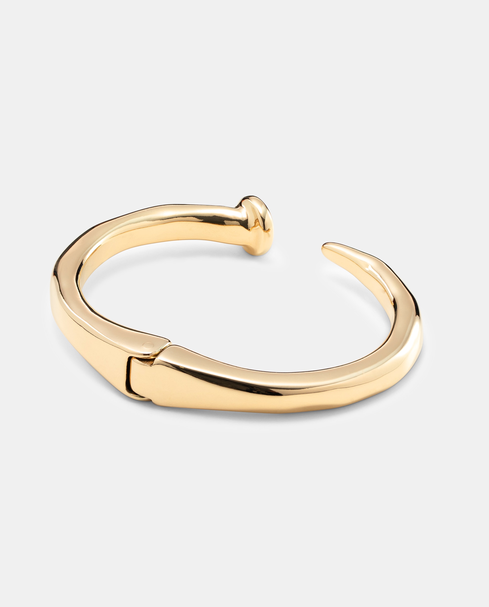 Pulseira Rígida Banhada a Ouro 18k Ouro-3