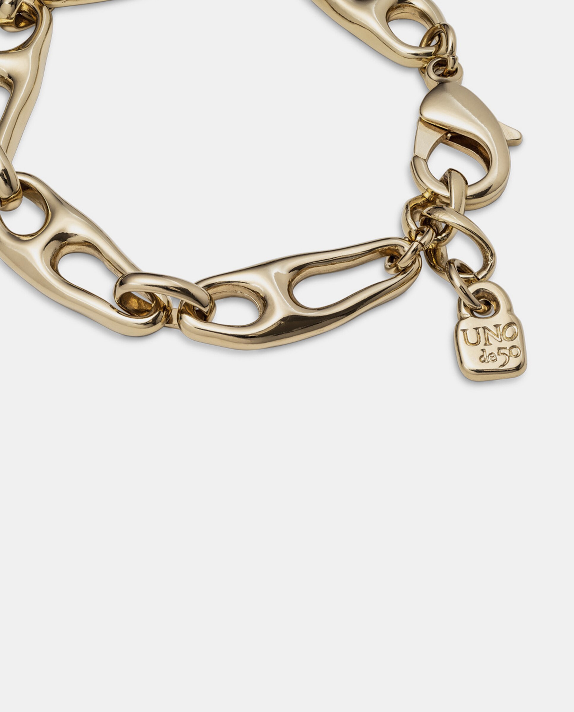 Pulseira Banhada a Ouro de 18k de Elos Ouro-4