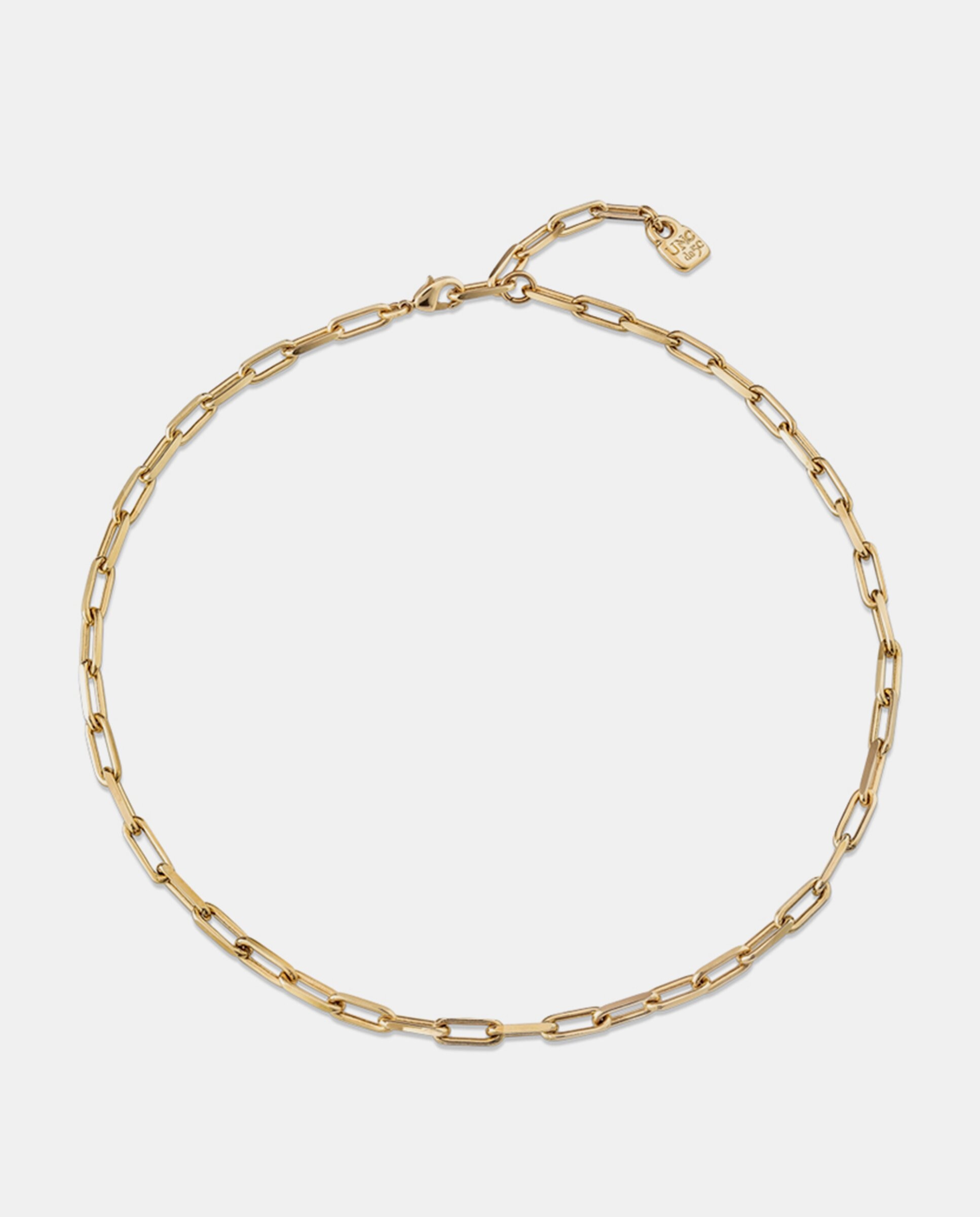 Corrente Curta Banhada a Ouro de 18k Ouro-1