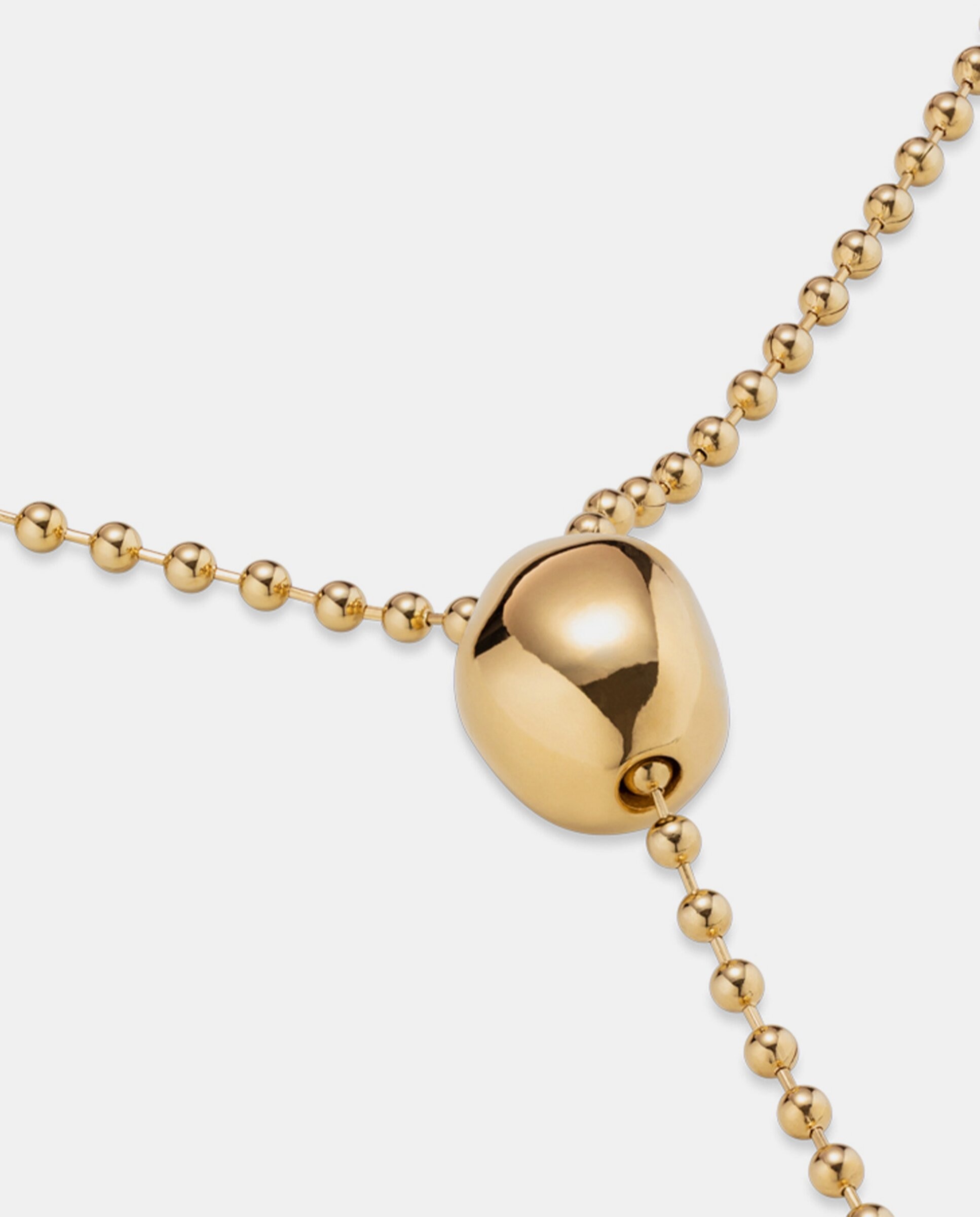 Colar Banhado a Ouro de 18k de Cadeia Regulável Ouro-4