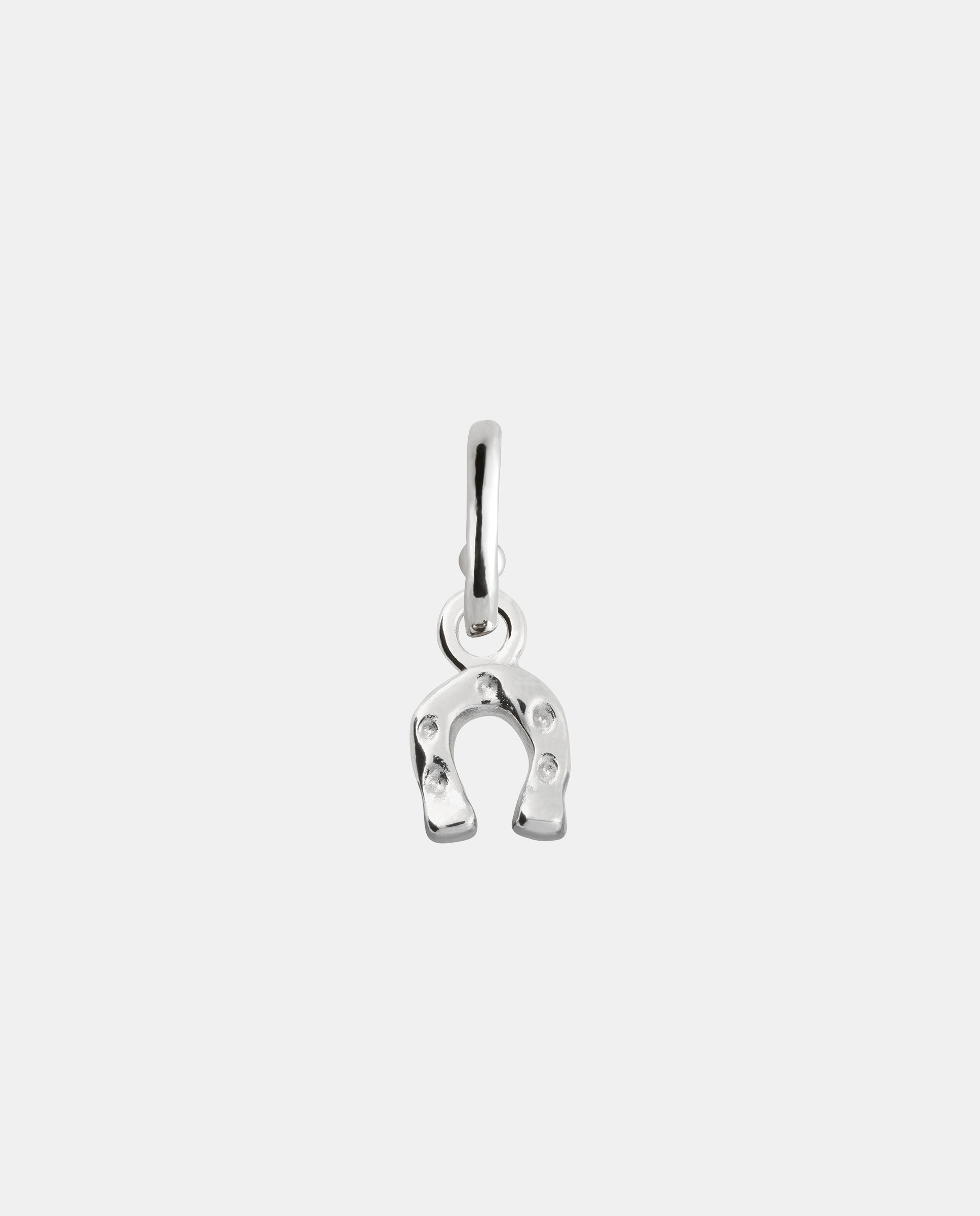 Imagem 0 de Charm de Piercing Banhado em Prata de Lei de Ferradura