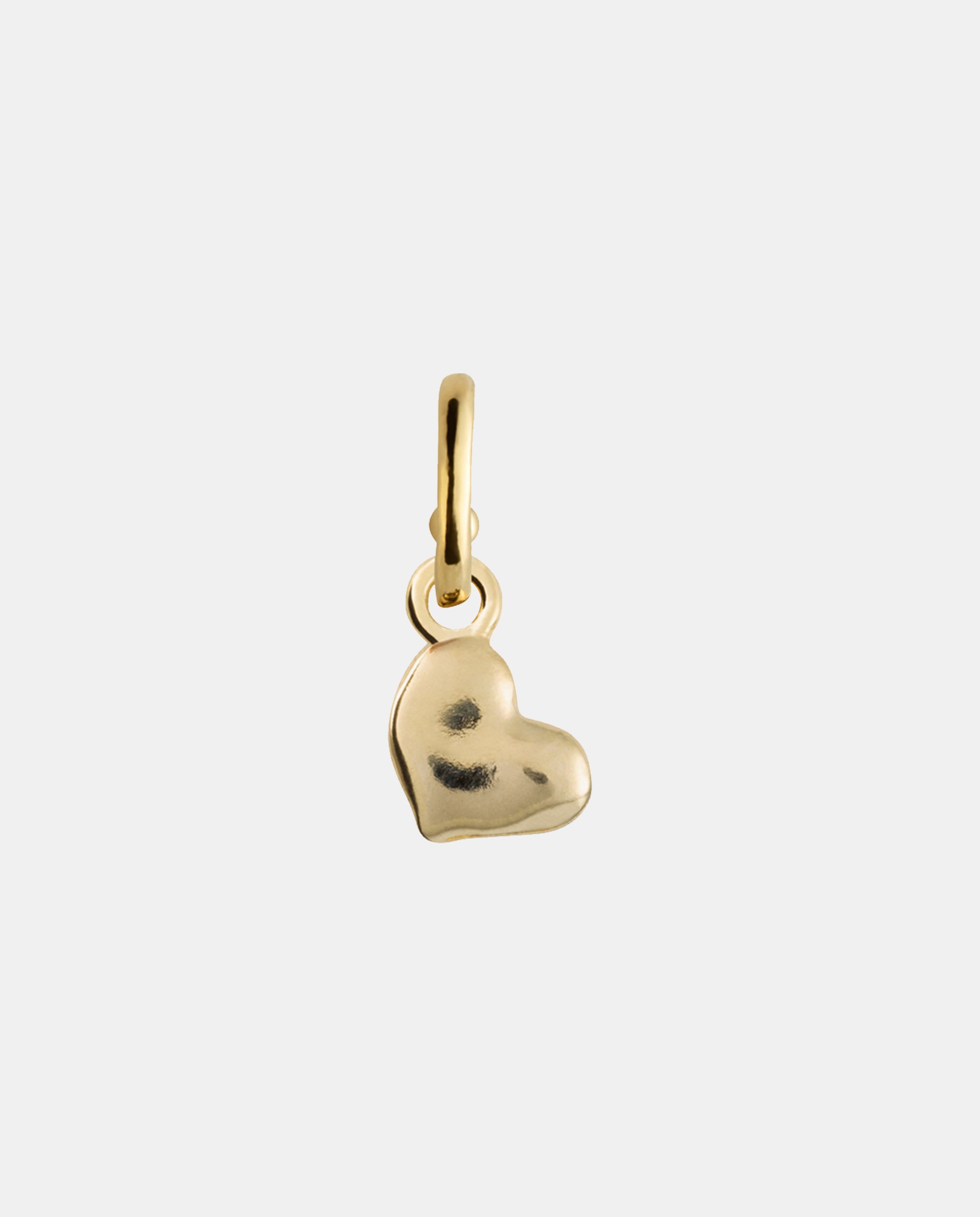 Charm de Piercing Banhado a Ouro de 18k de Coração Ouro-1