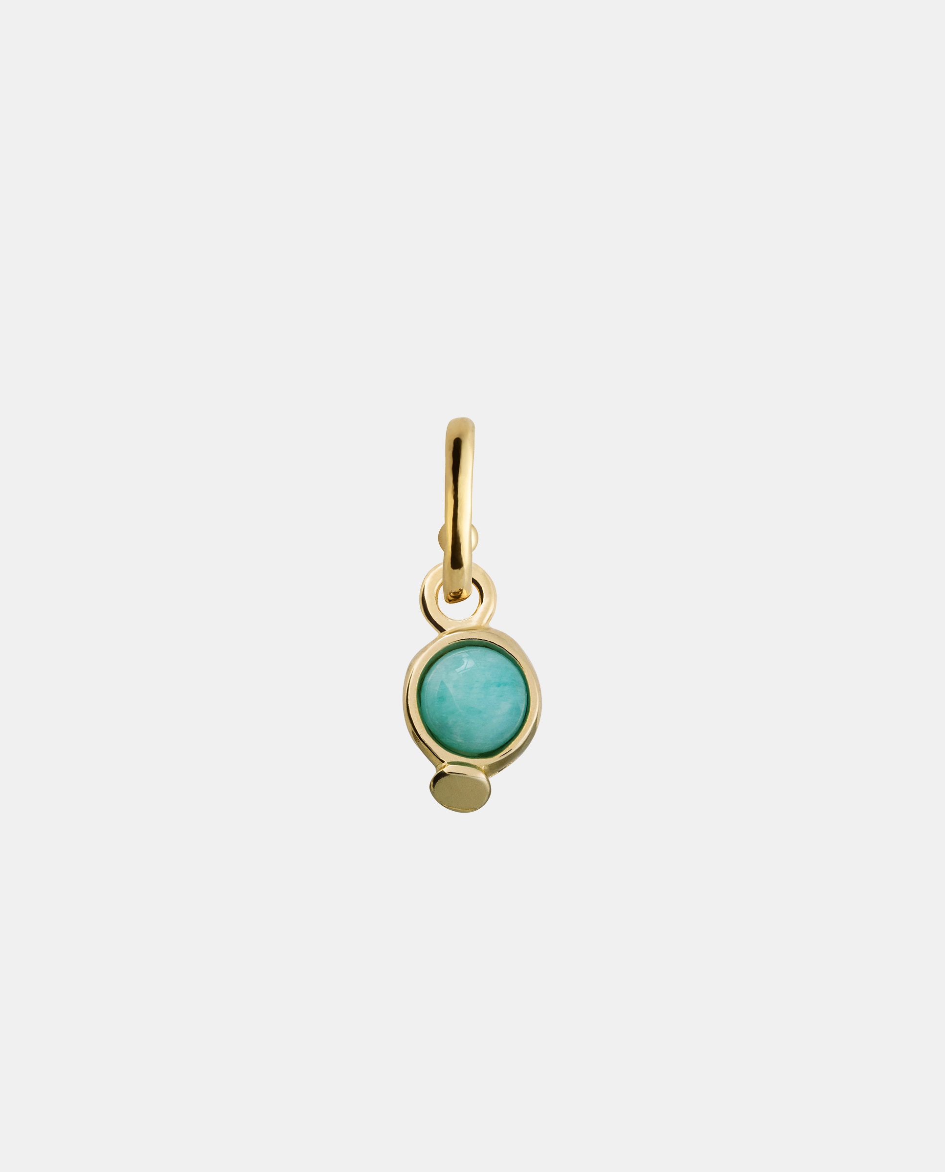 Charm de Piercing Banhado a Ouro 18k de Círculo e Cristal Ouro-1