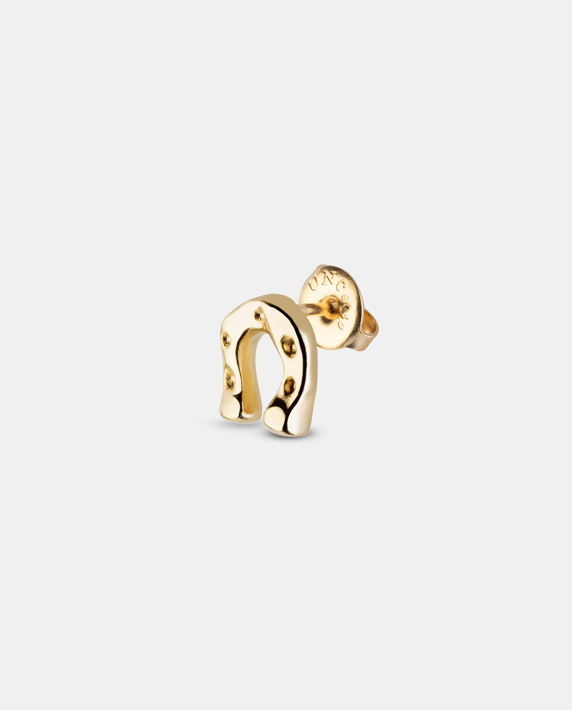 Piercing Banhado a Ouro 18k de Ferradura Ouro-3