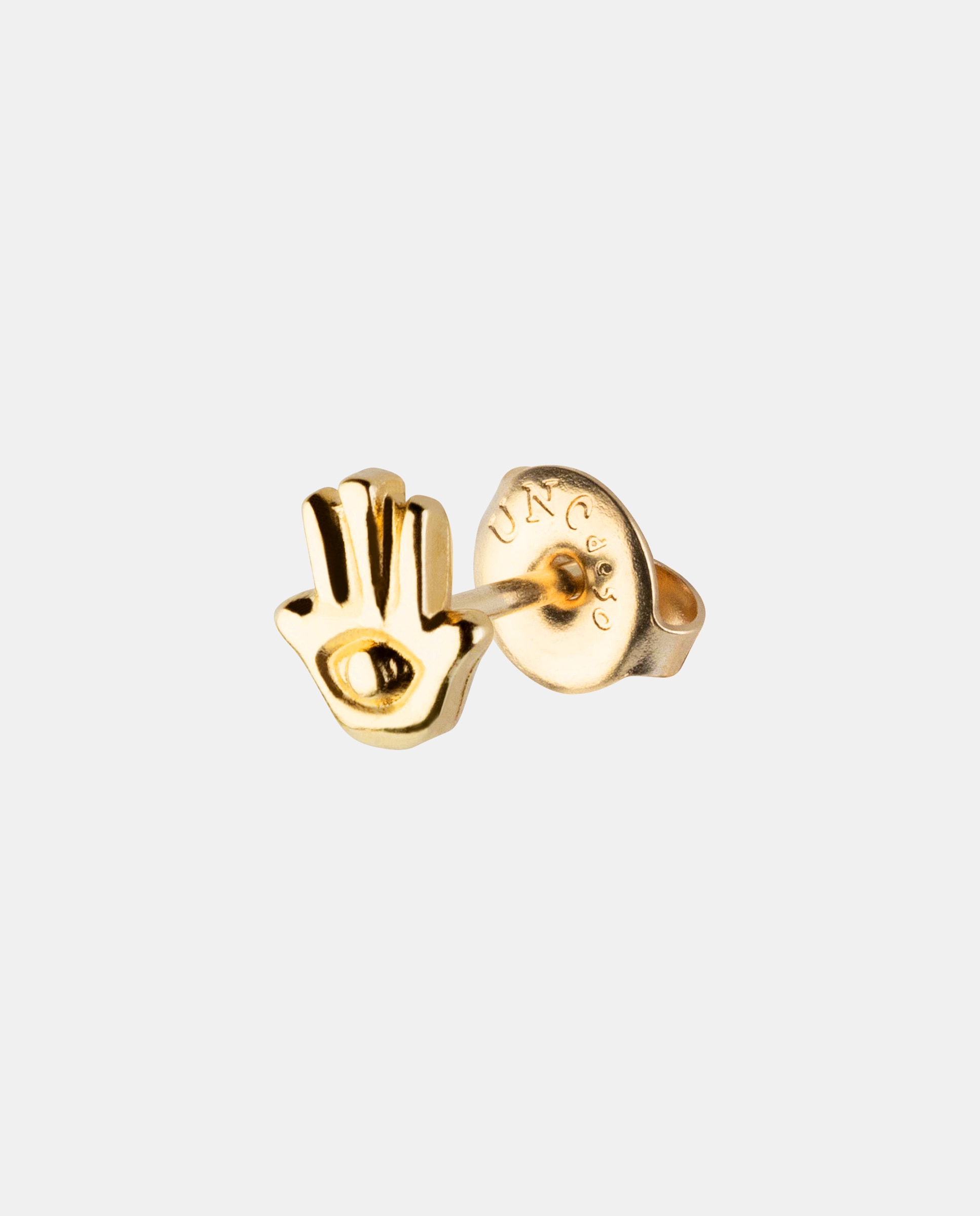 Piercing Banhado a Ouro 18k de Mão de Fátima Ouro-3
