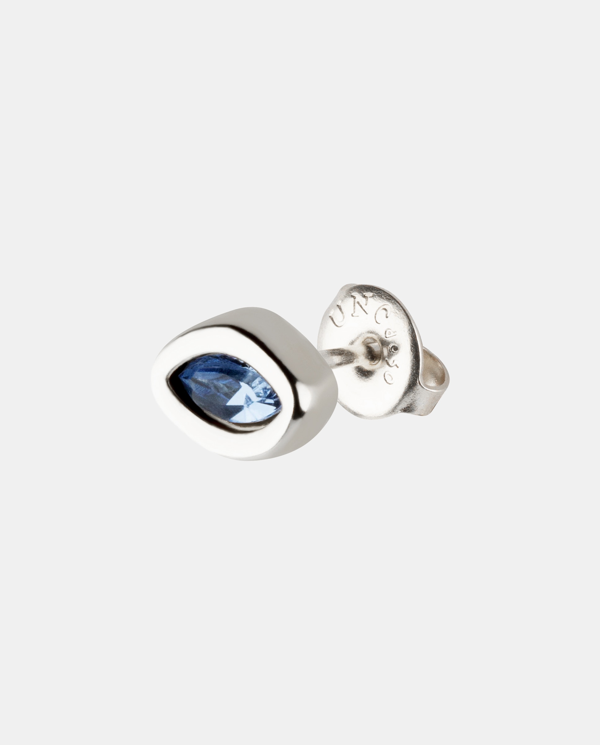 Piercing Banhado em Prata de Lei e Cristal Prata-3
